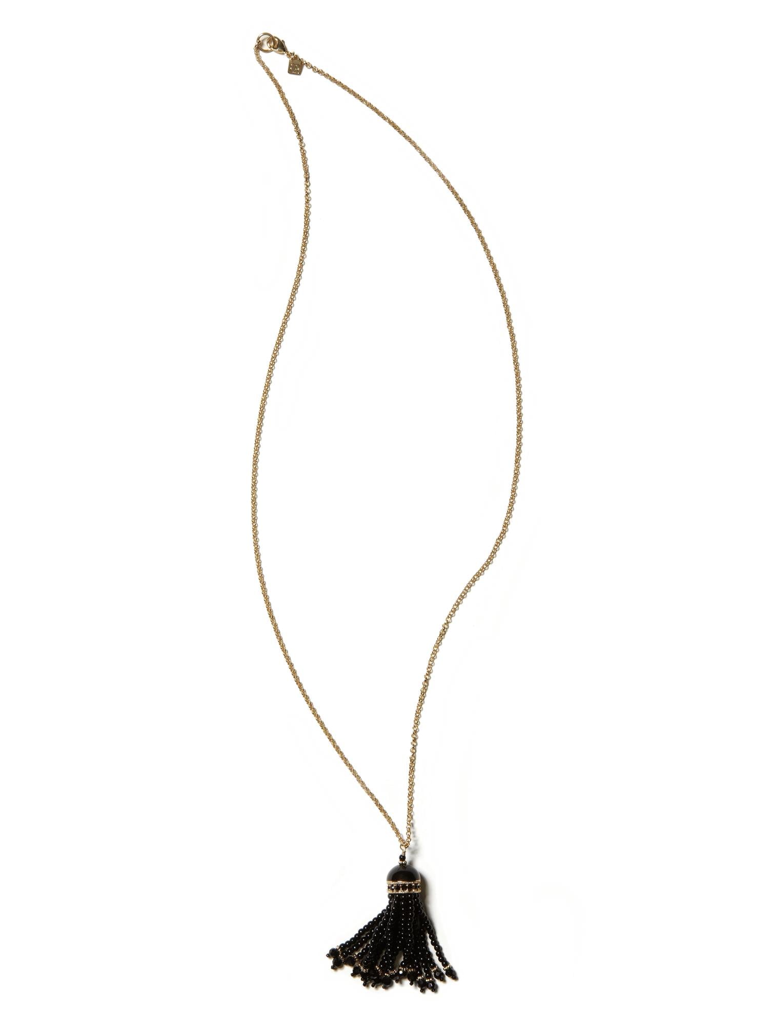 Deco tassel necklace