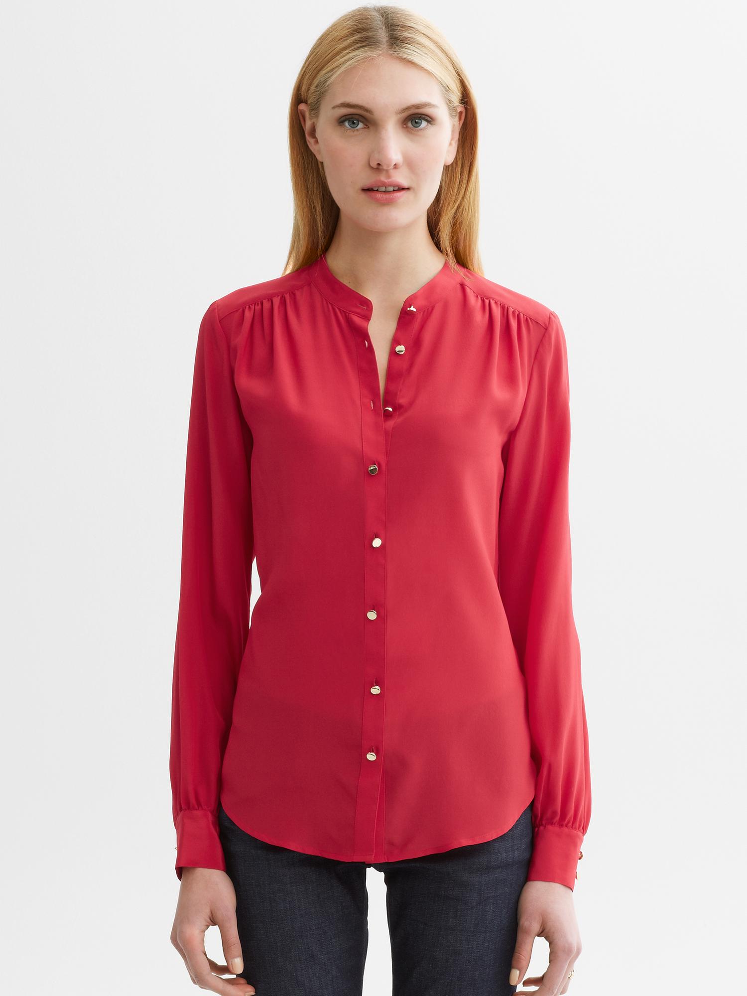 Lydia silk blouse