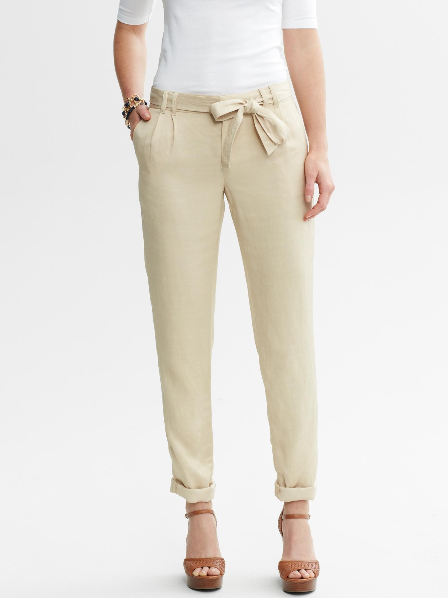 Heritage Double-Pleat Ankle Pant