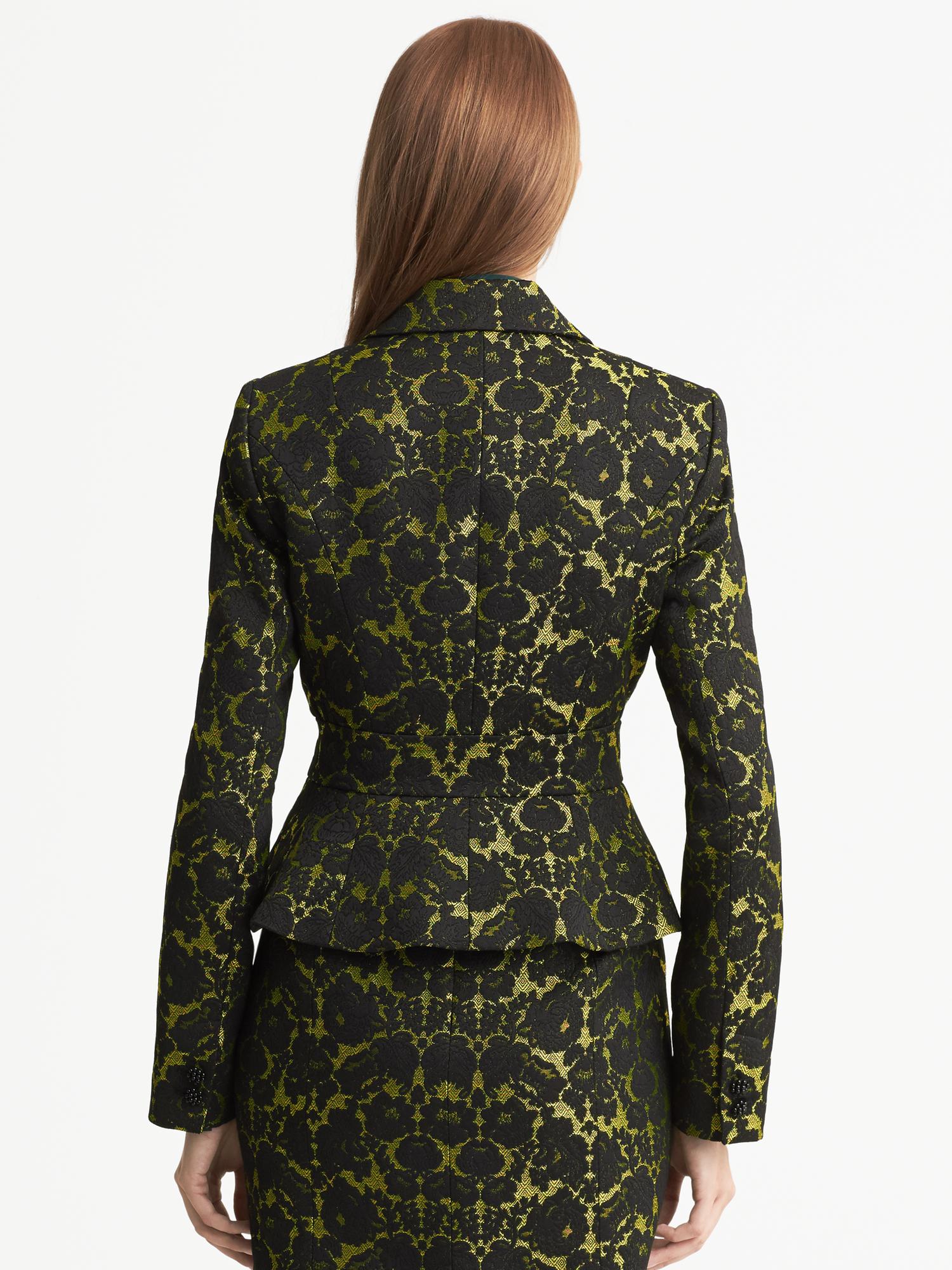 L'Wren Scott Collection Lace Brocade Jacket