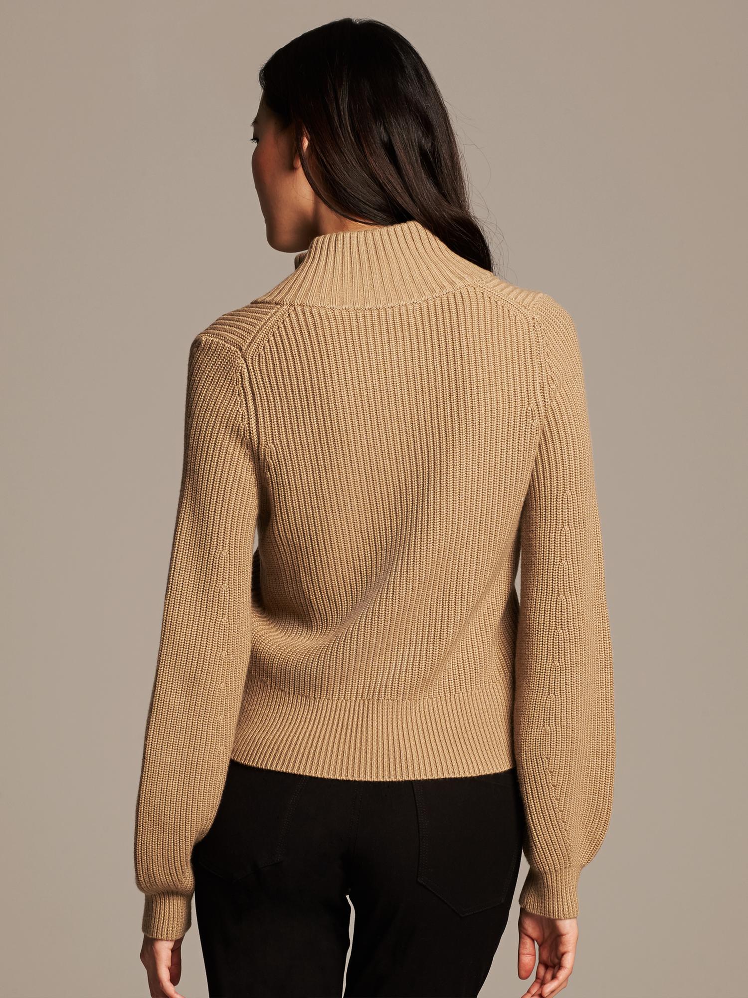 Bell-Sleeve Sweater Jacket