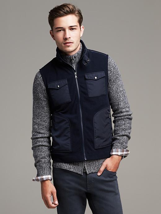 Mixed-media Four-pocket Vest Mixed-media Four-pocket Vest