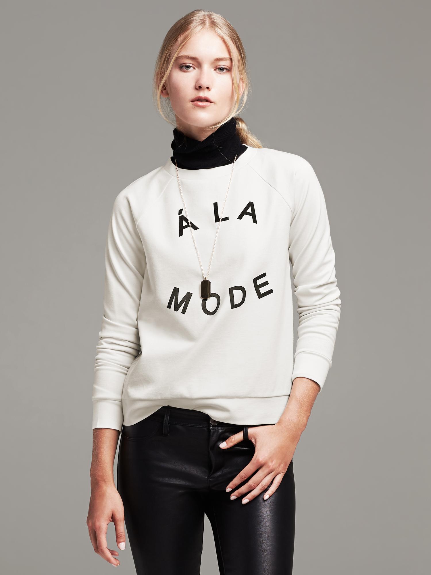 "A La Mode" Pullover