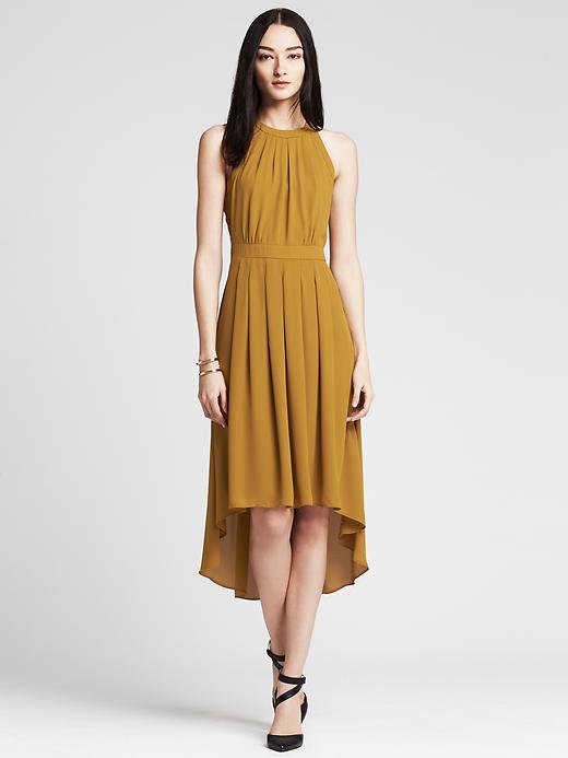 Heritage Crepe High-Low Patio Dress Heritage Crepe High-Low Patio Dress