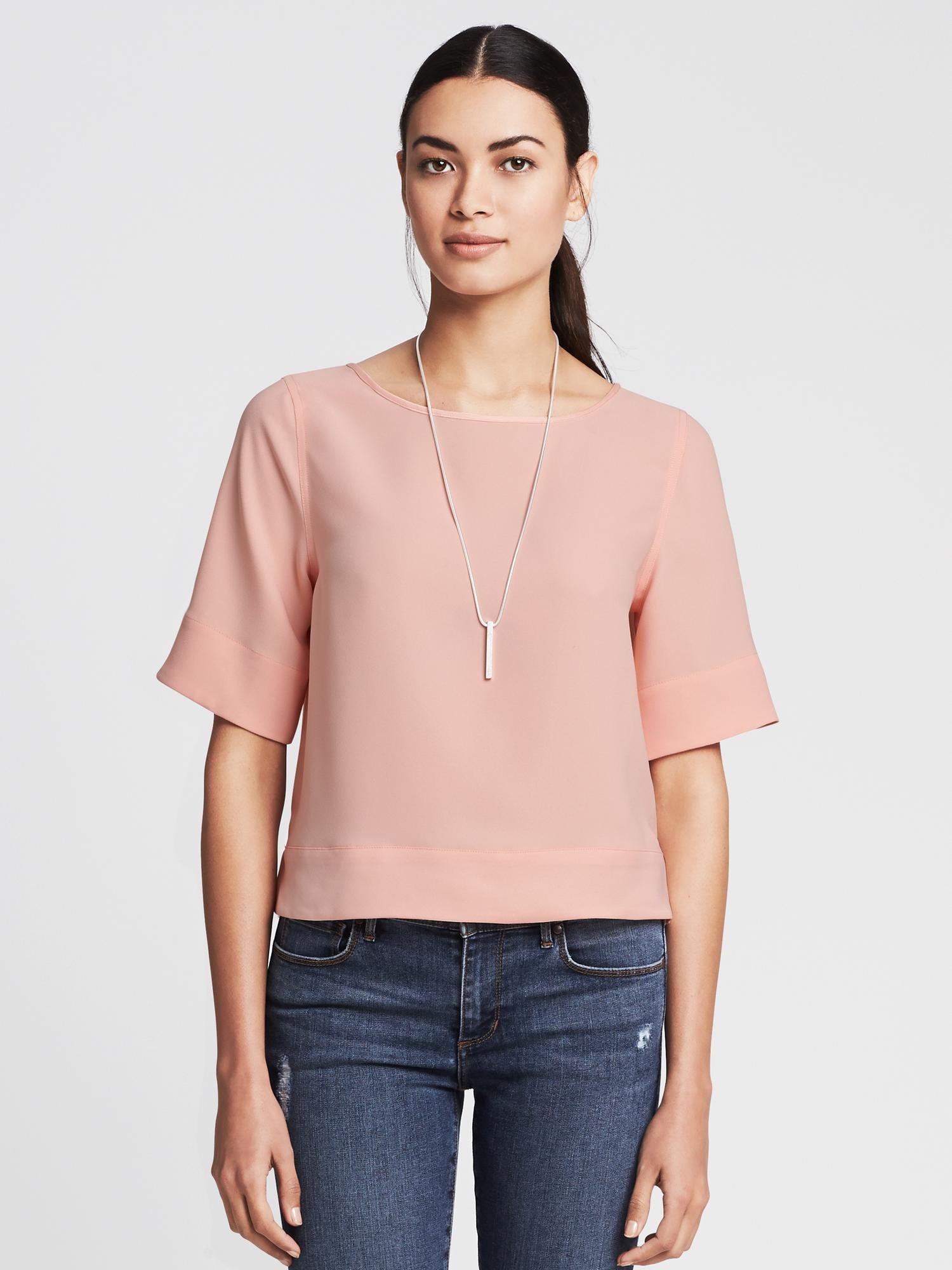 Back Cutout Cropped Top