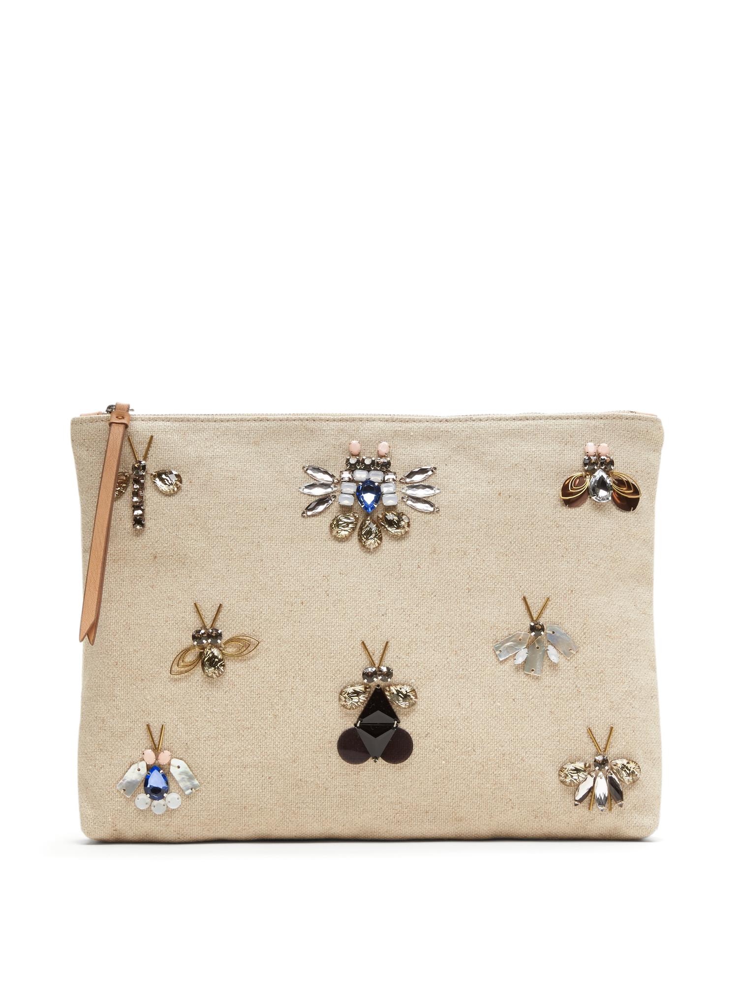 Jeweled Bug Pouch