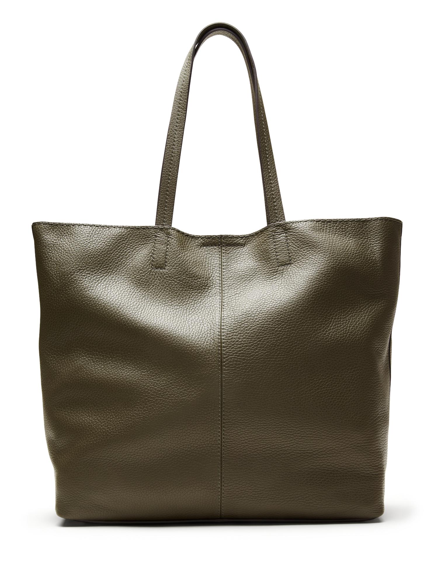 Slouchy Italian Leather Tote