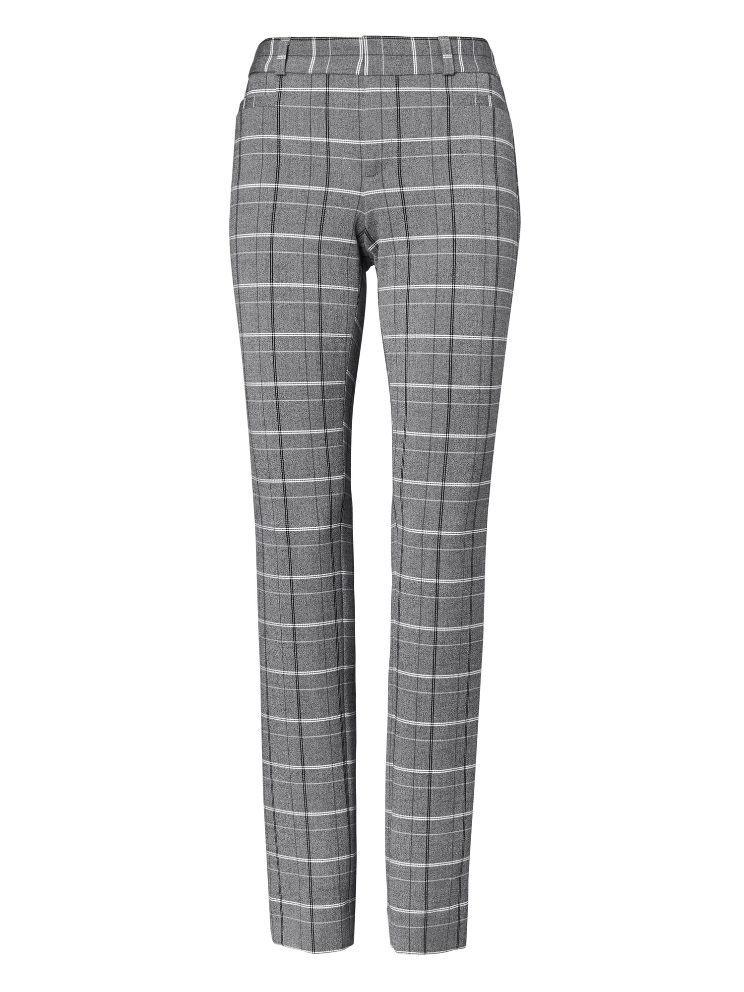 Sloan Skinny-Fit Plaid Ankle Pant