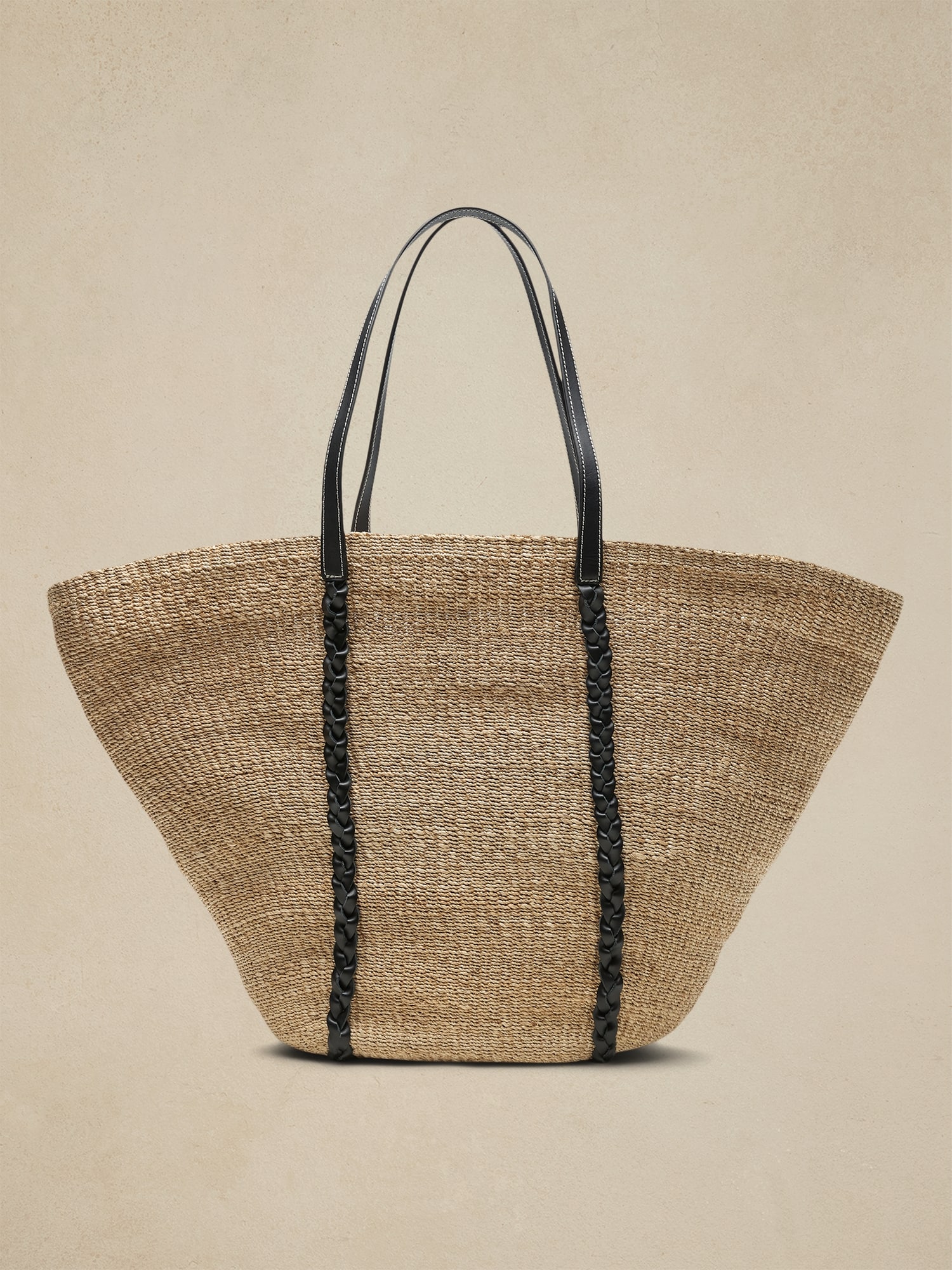 Straw Tote Banana Republic