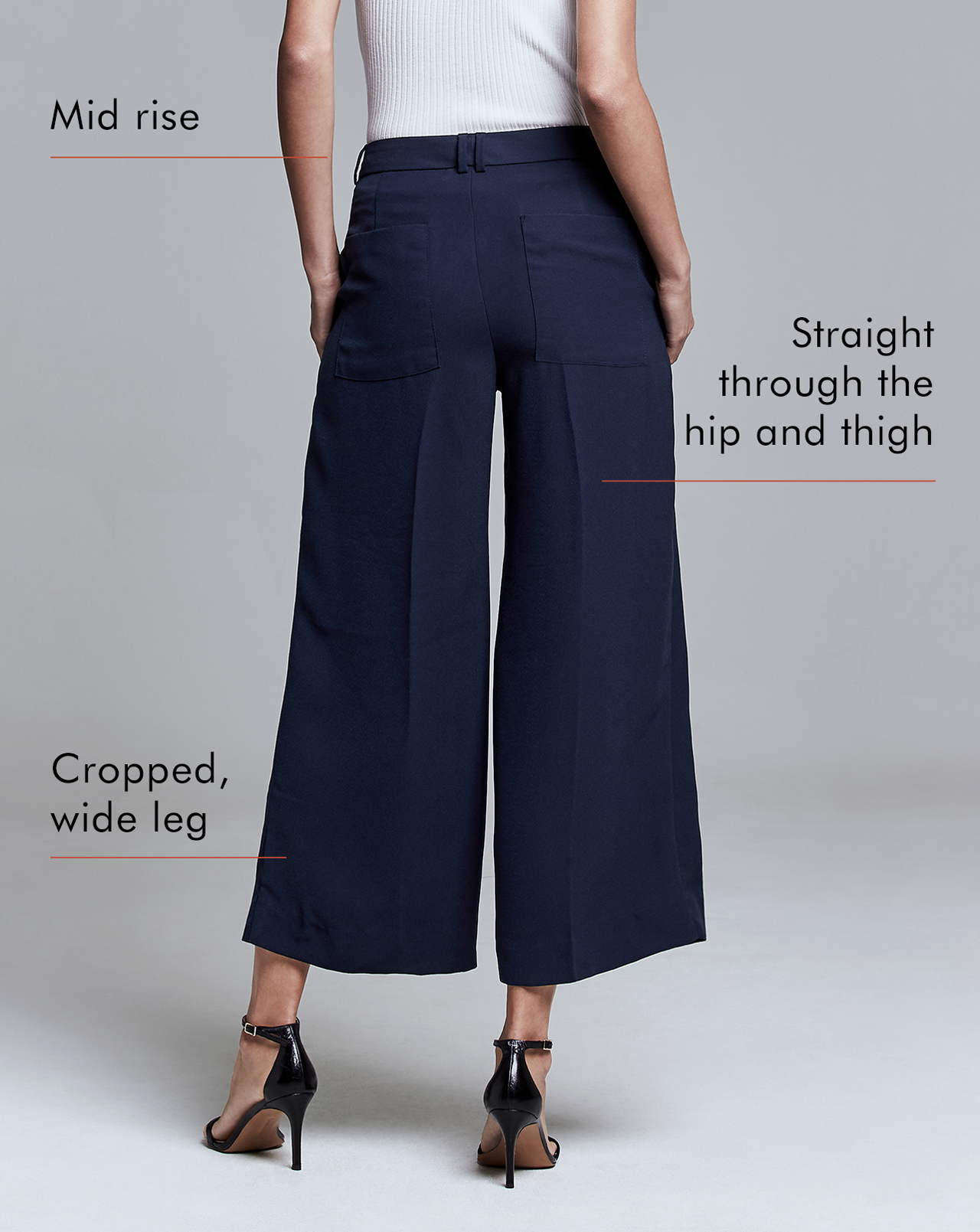 black fit pant side