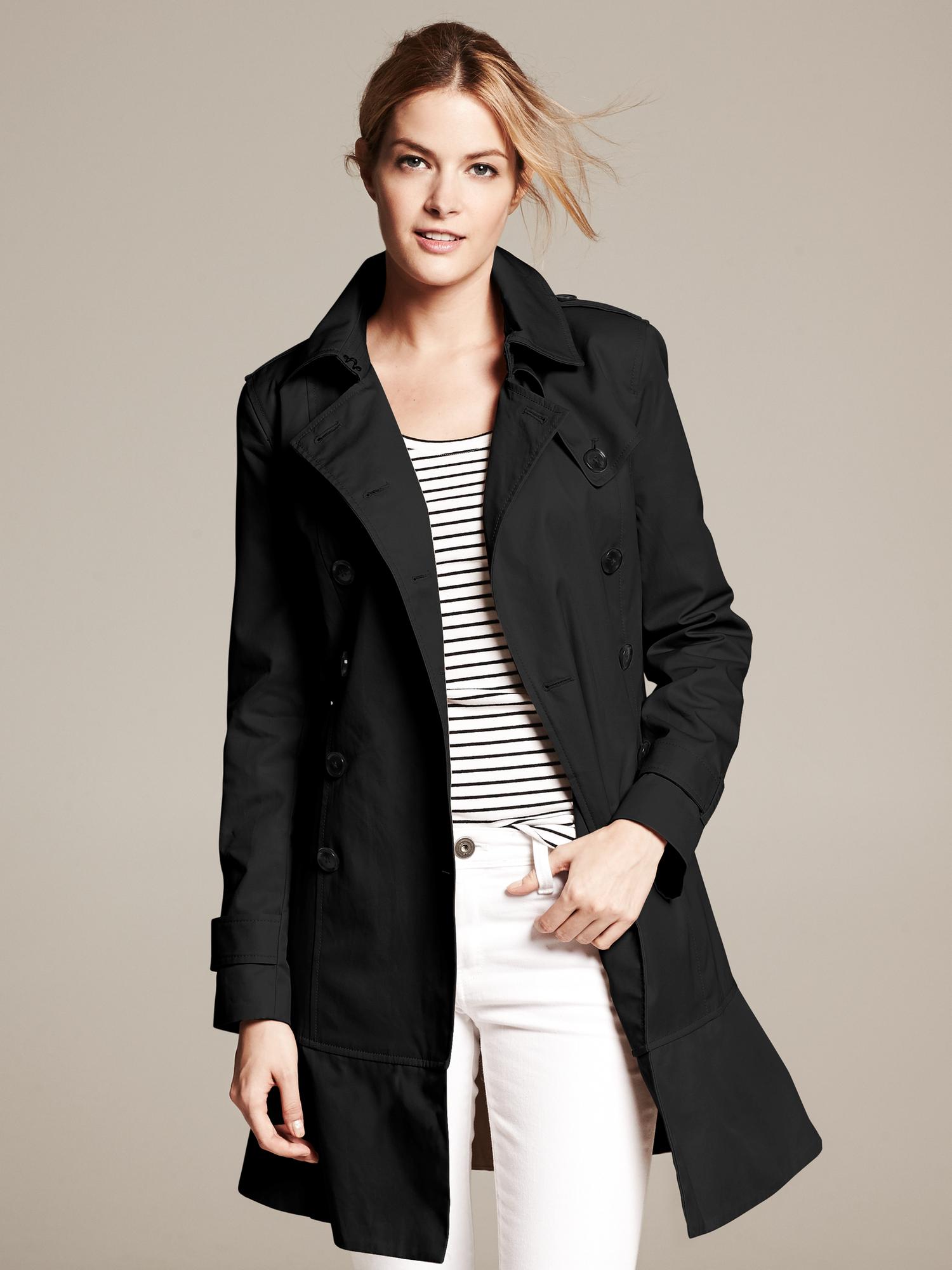 Flared peacoat clearance women's