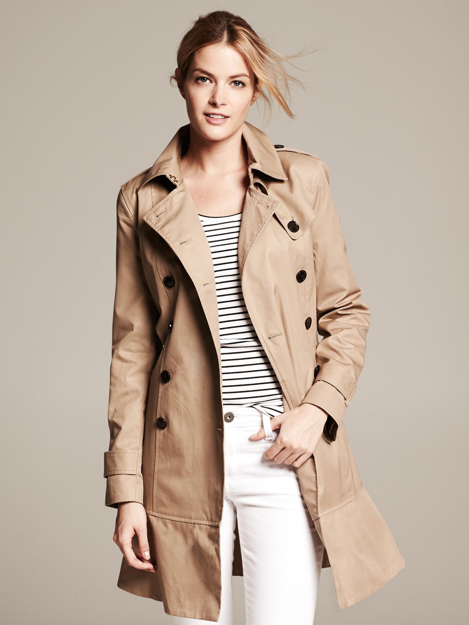 Fit and sale flare trench