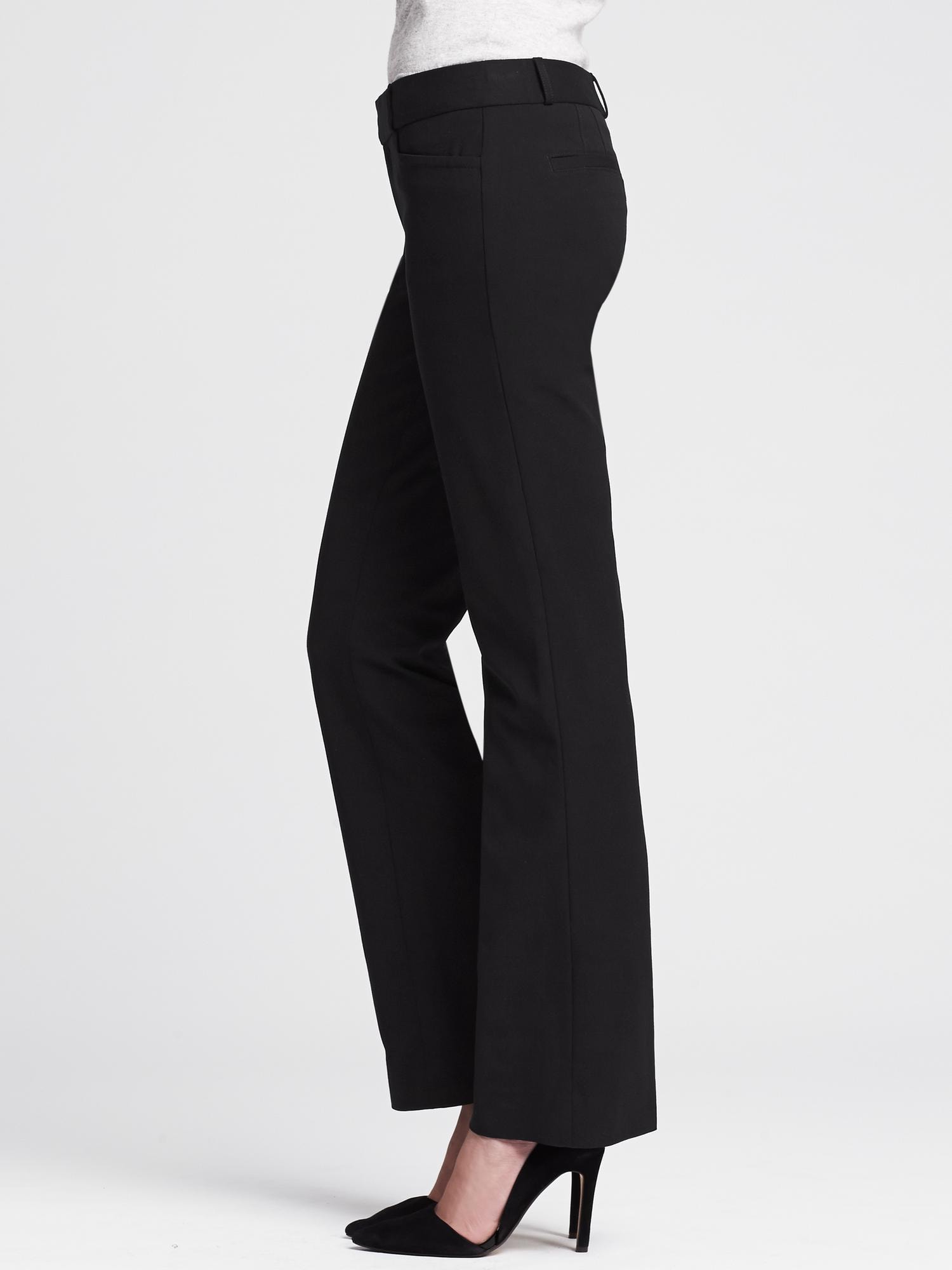 Banana Republic Black Sloan Fit Dress Pants Size 2/26 - Helia Beer Co