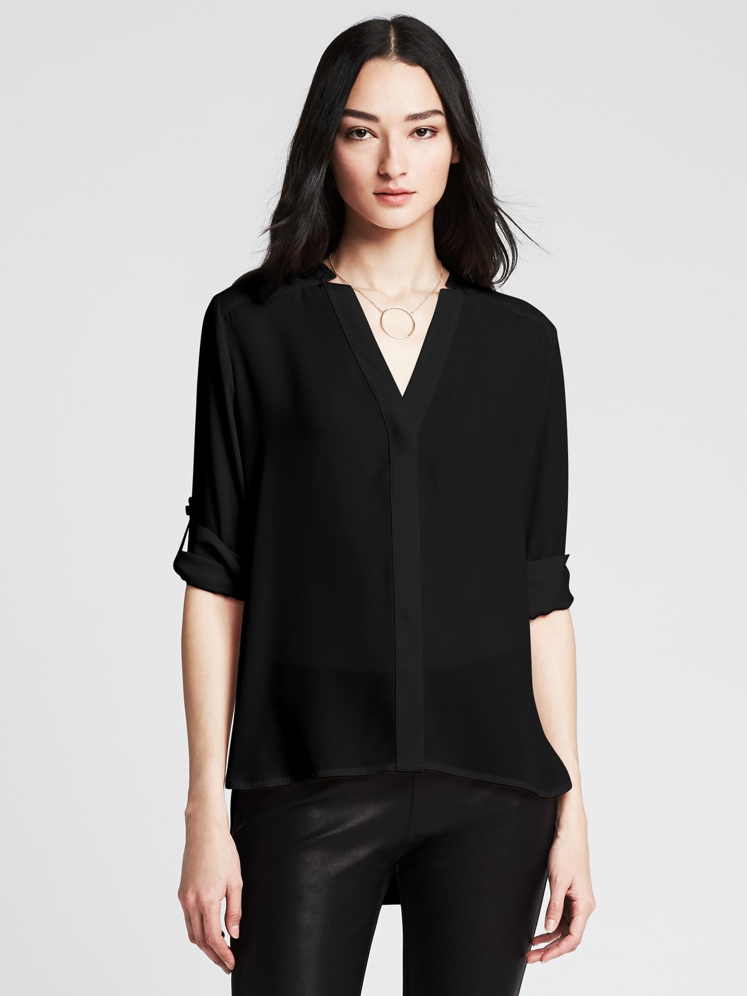 Low high clearance blouse