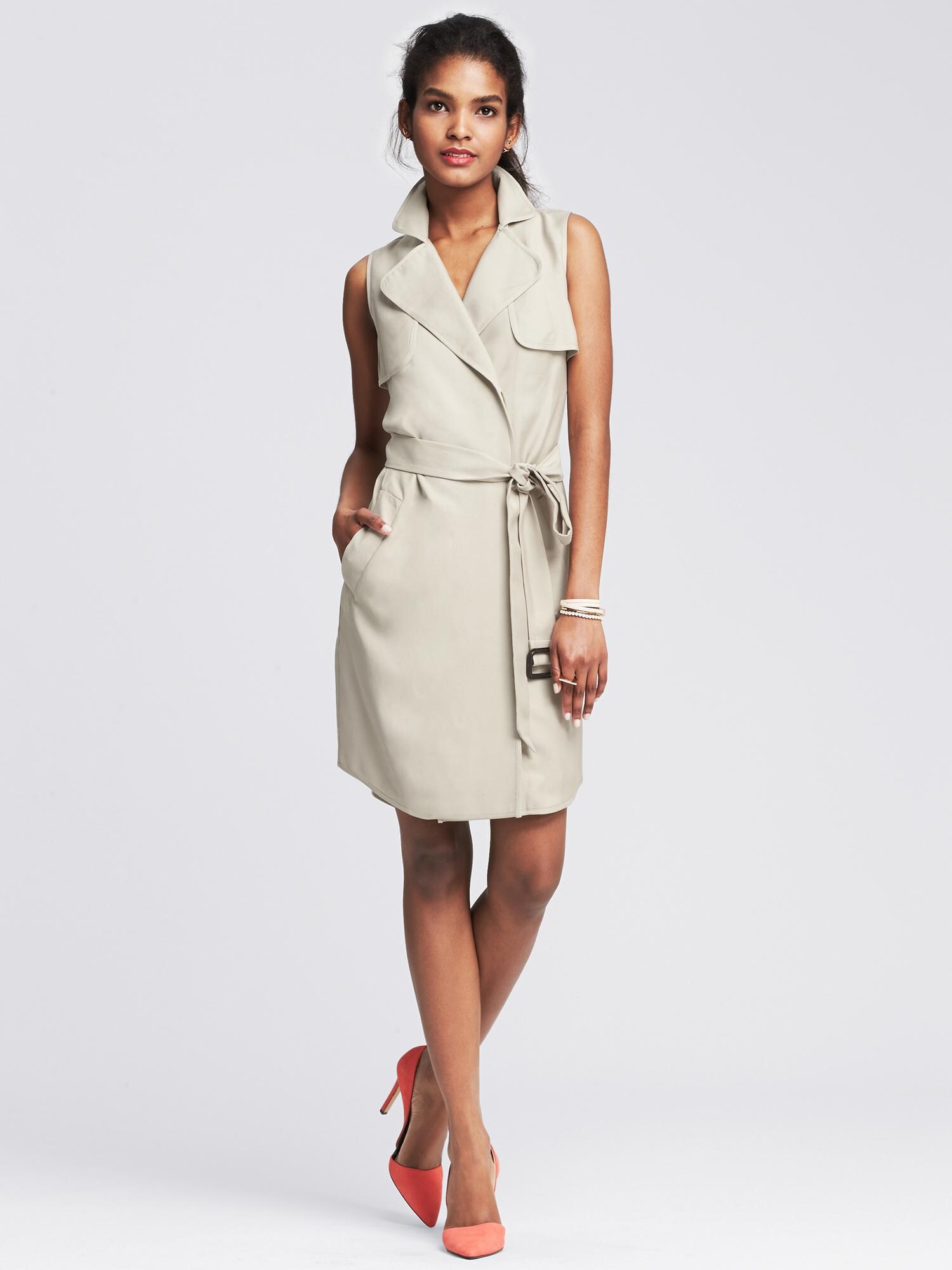 Banana republic trench dress online