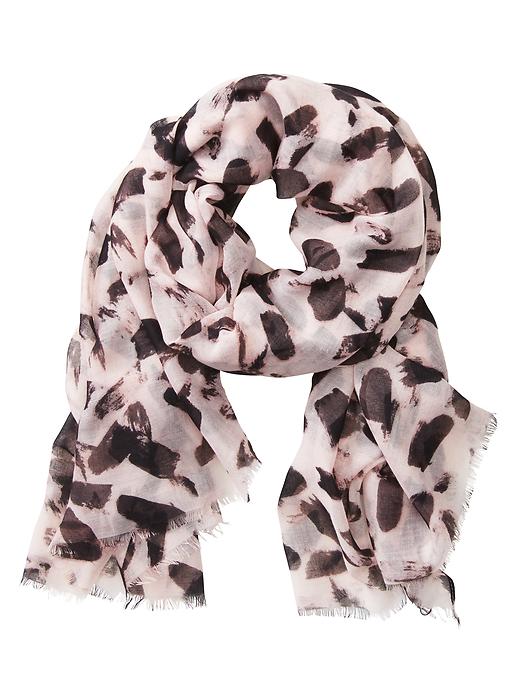 Painterly Print Scarf | Banana Republic