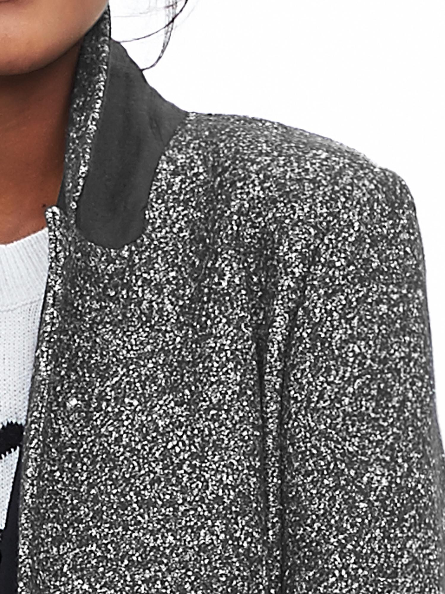 Tweed One-Button Coat