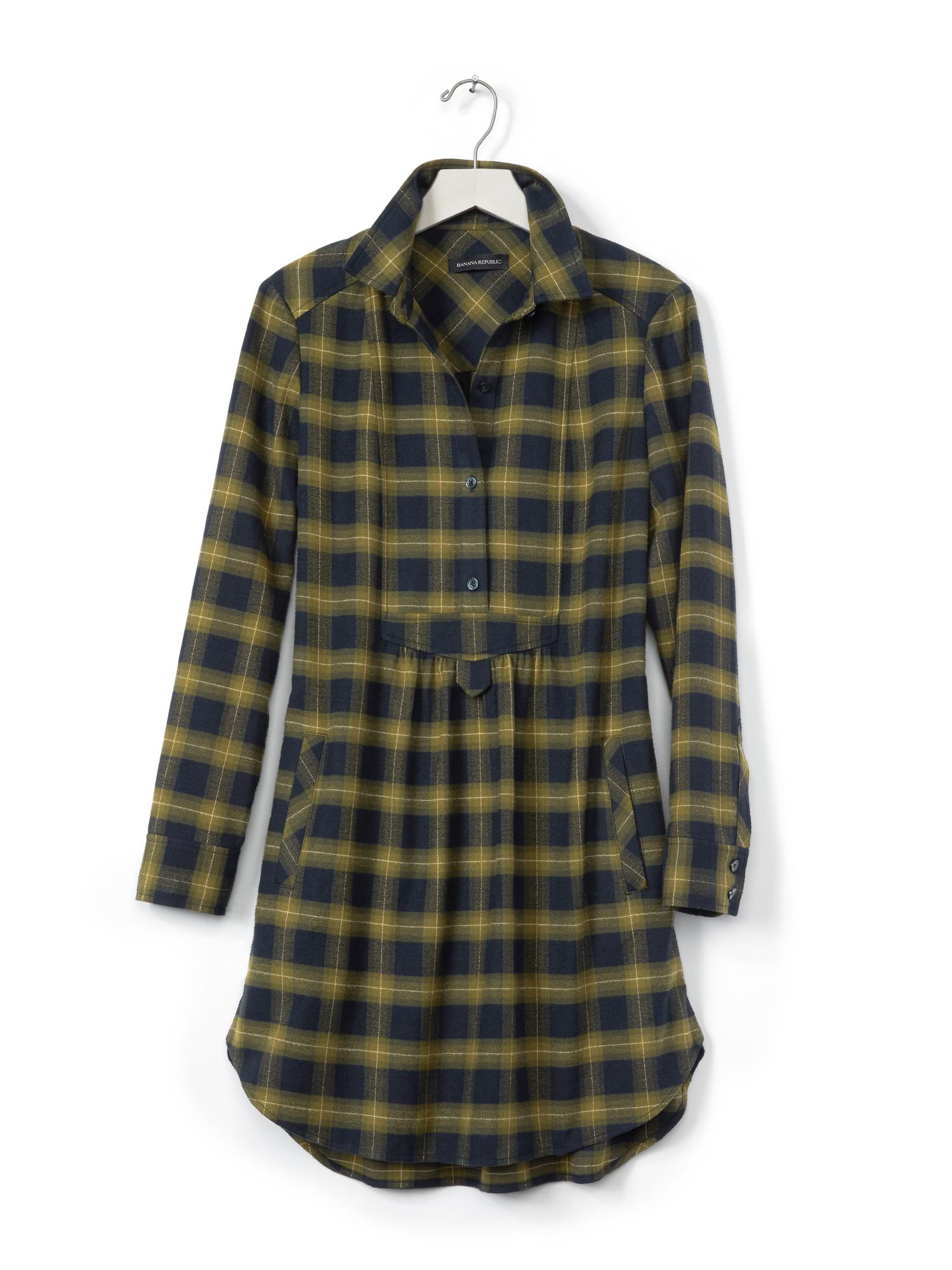 Banana republic plaid dress online