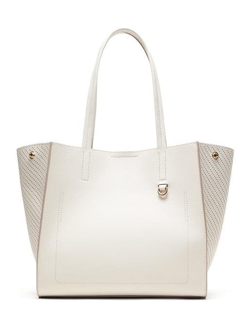 Banana republic pebbled italian leather tote hotsell