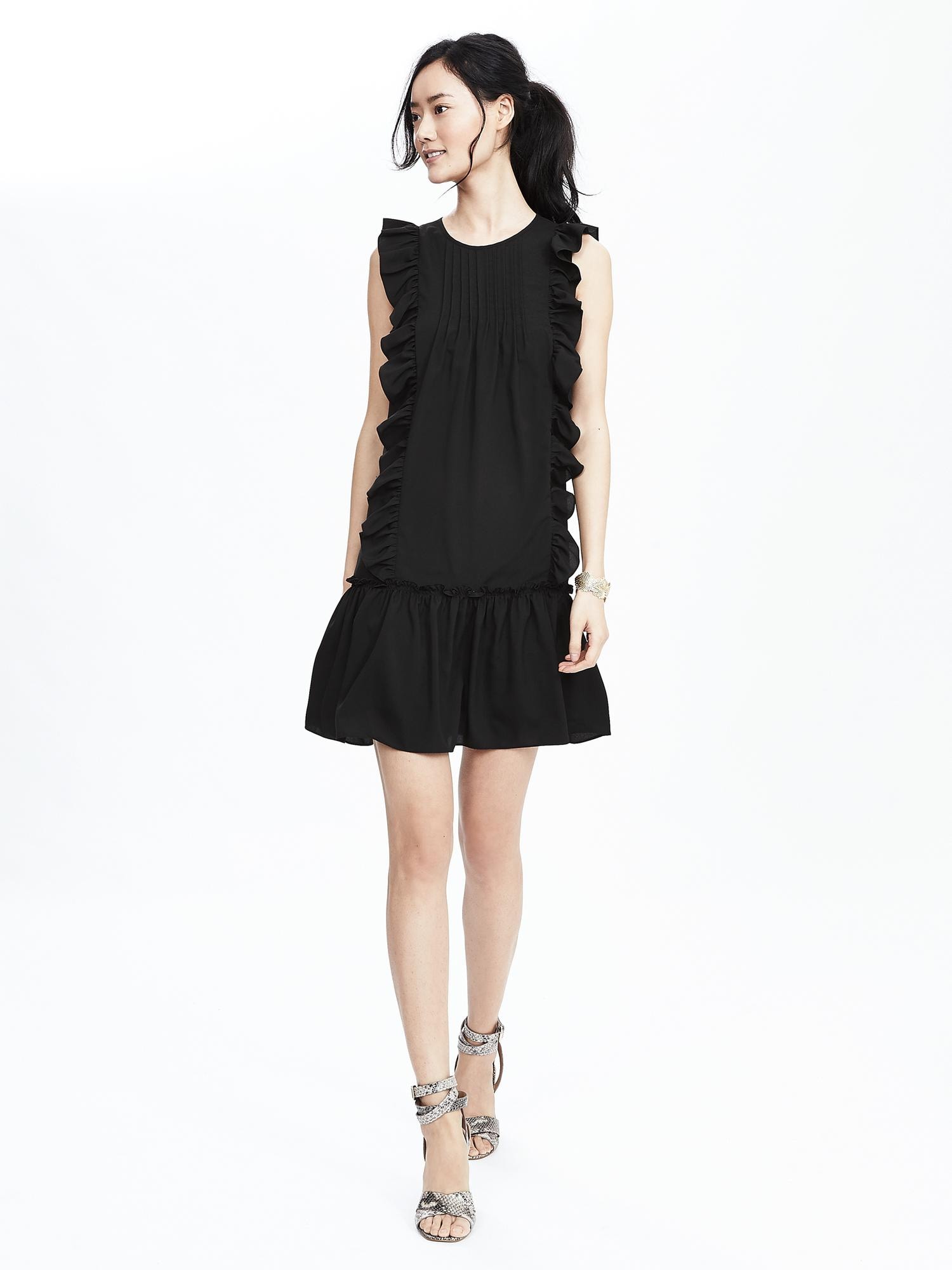 Flounce ruffle clearance dress