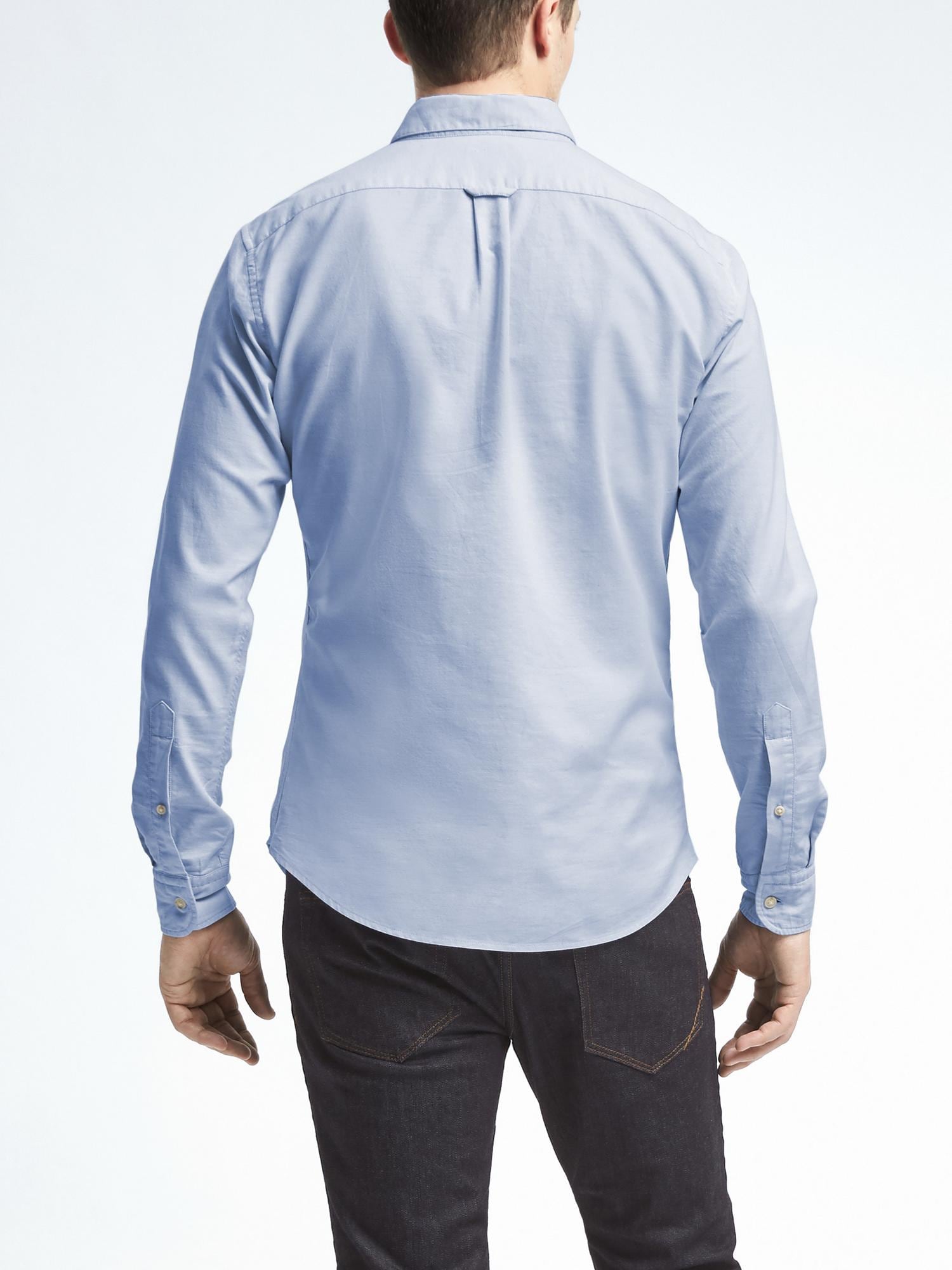 Grant Slim-Fit Cotton-Stretch Oxford Shirt