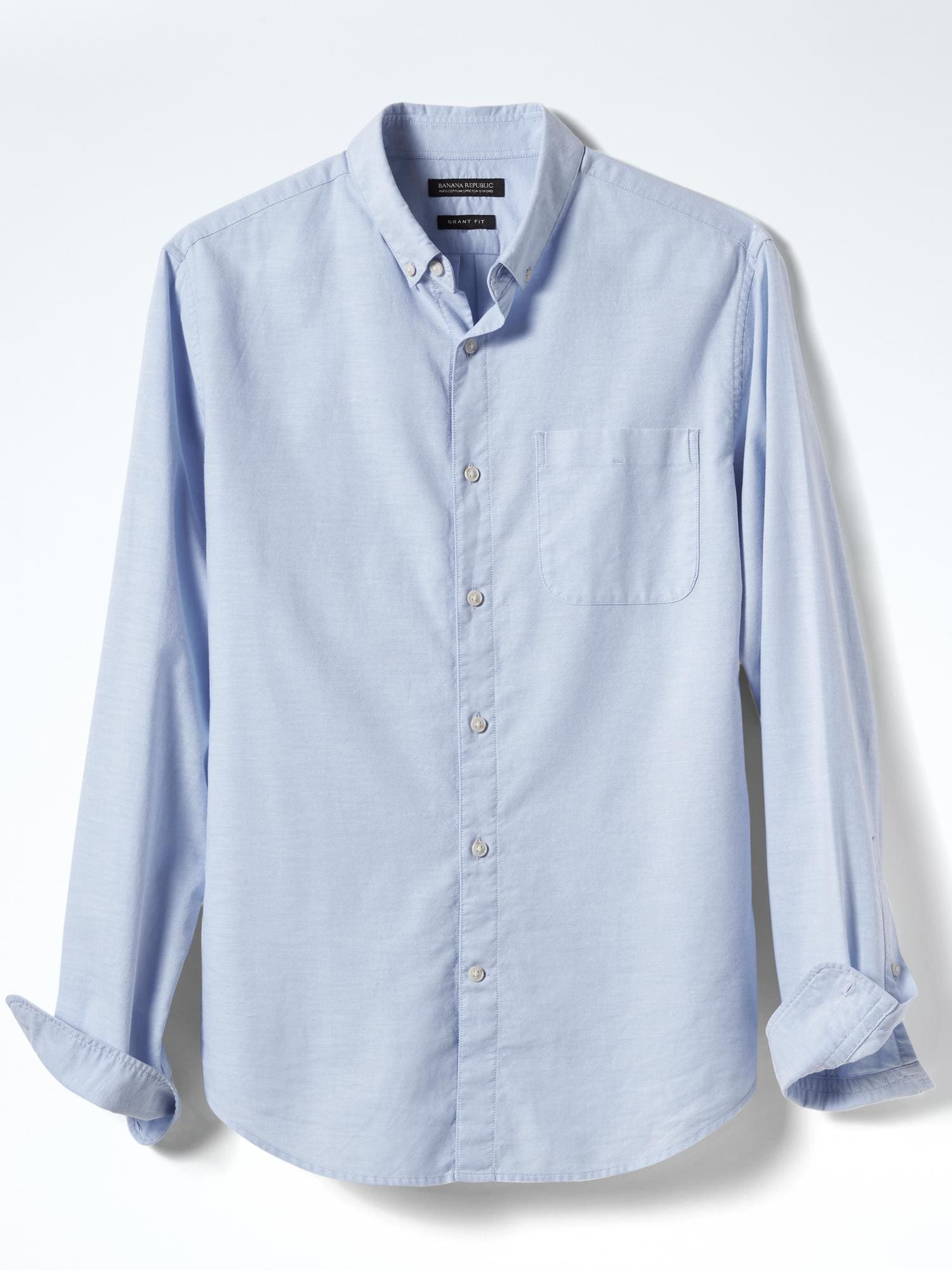 Grant Slim-Fit Cotton-Stretch Oxford Shirt