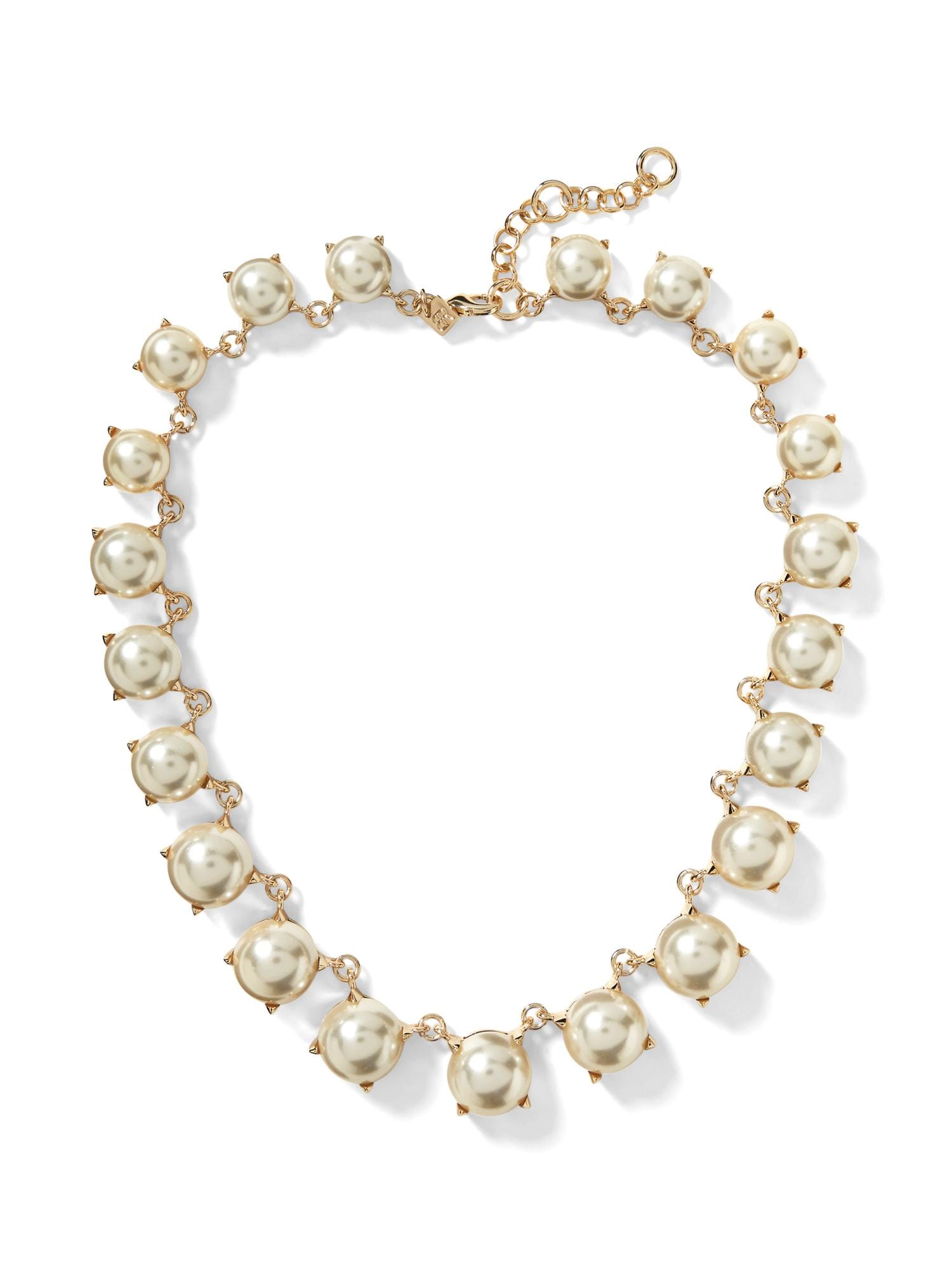 Modern Pearl Statement Necklace