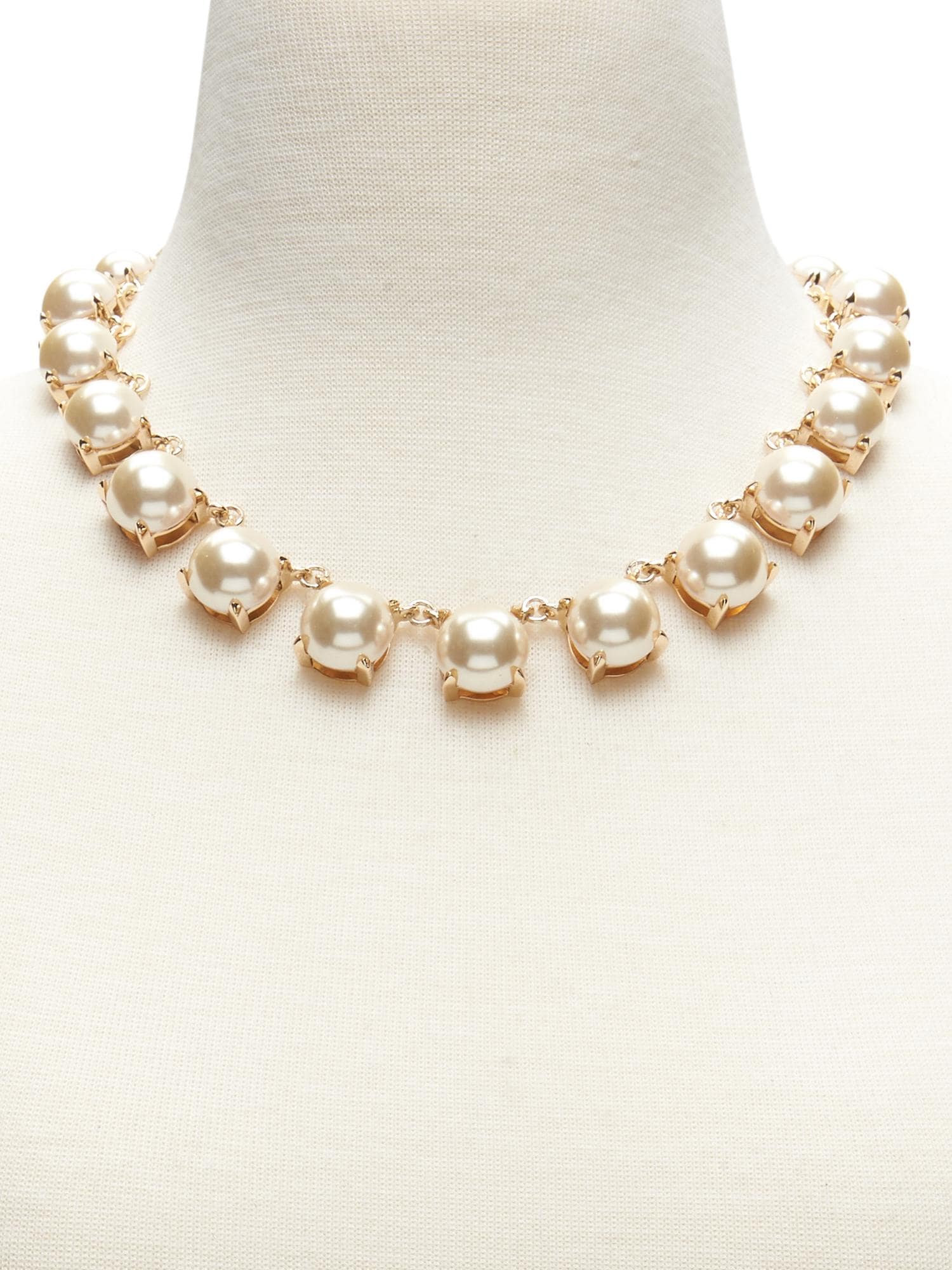 Modern Pearl Statement Necklace