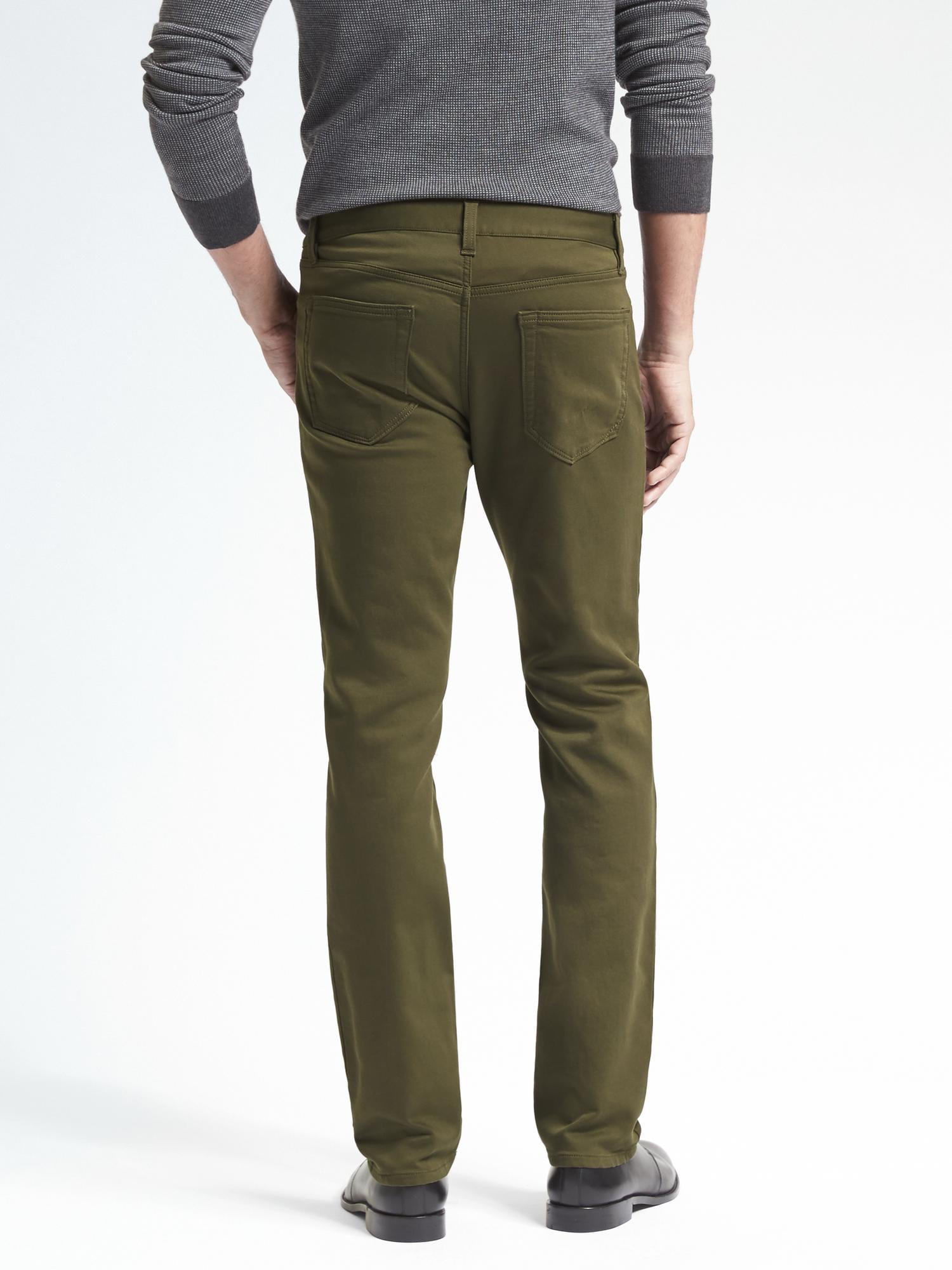 Slim Linen-Cotton Traveler Pant