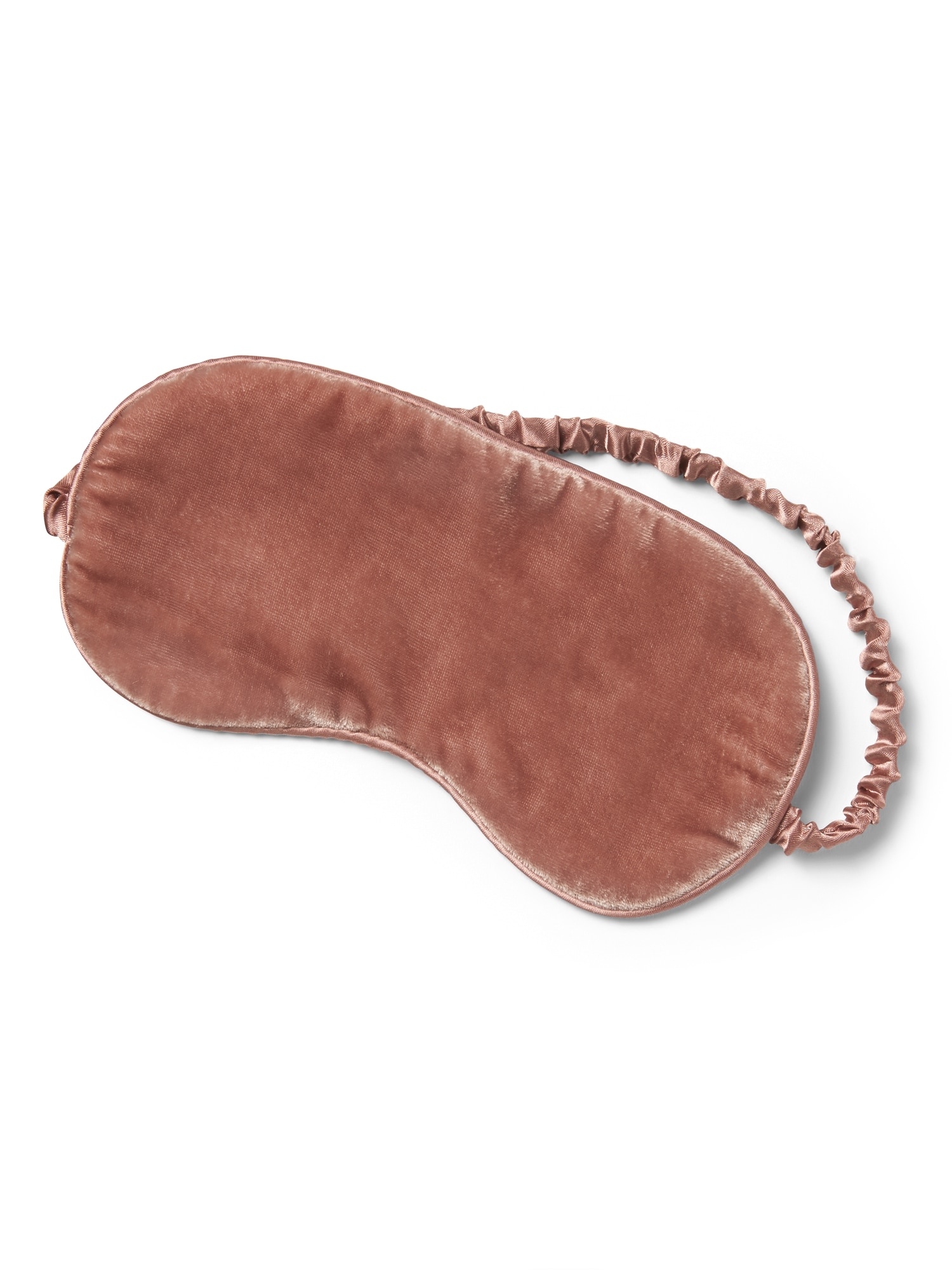 Pearl Print Velvet Eye Mask with Travel Pouch