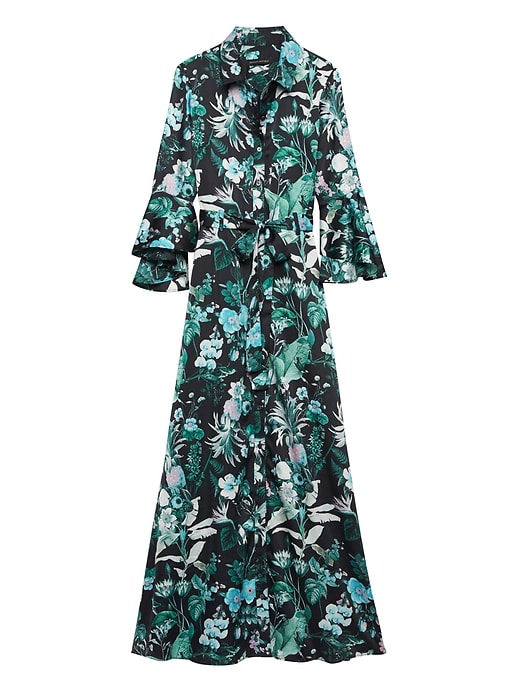 Banana republic botanical maxi dress on sale