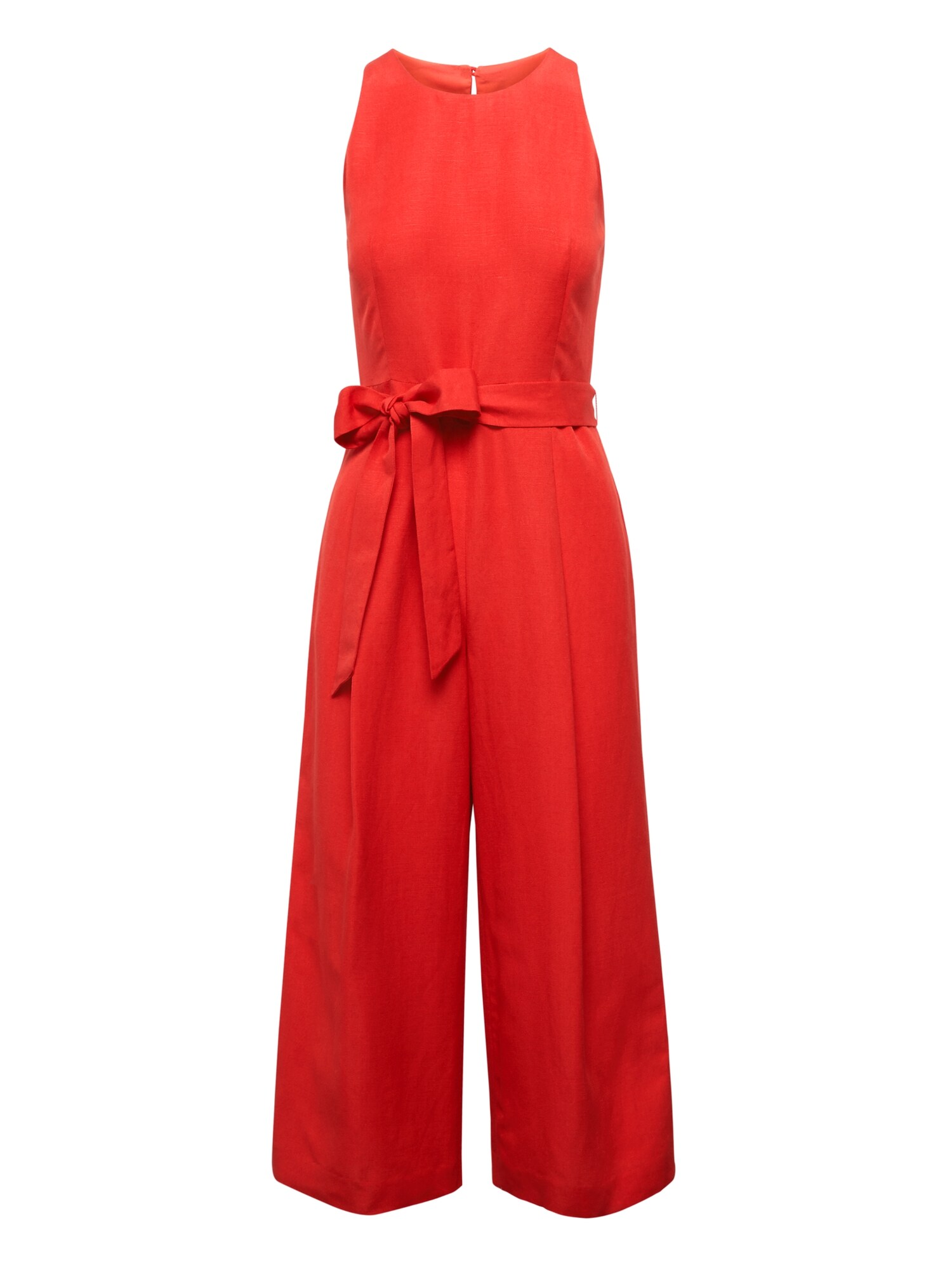 Cropped Linen Blend Wide Leg Jumpsuit Banana Republic 0415