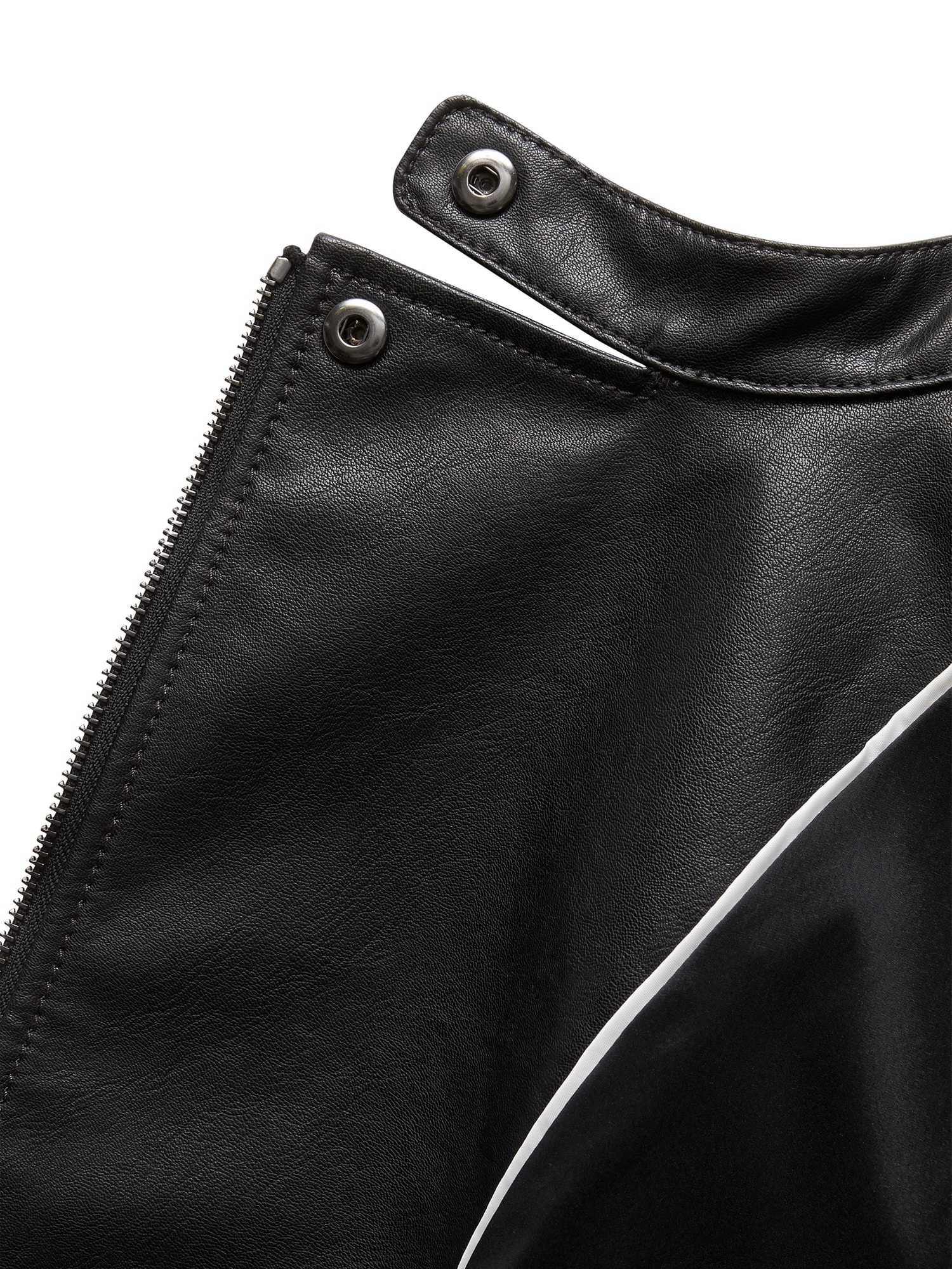 Petite Vegan Leather Moto Jacket Banana Republic Petite Vegan Leather Moto Jacket