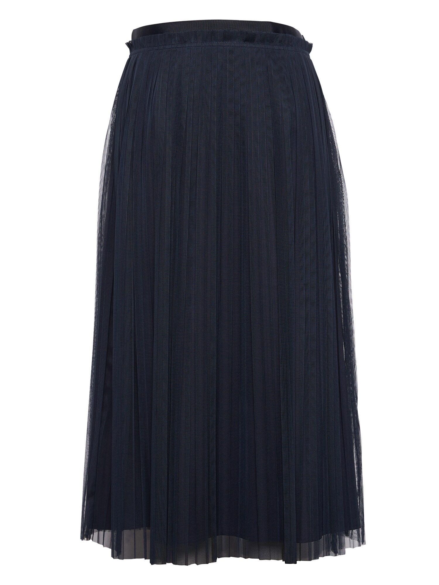 Pleated Tulle Midi Skirt Banana Republic