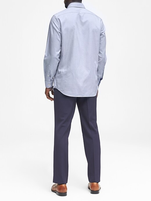 camden standard fit non iron dress shirt Camden Fitted t-Shirt: Cotton Textured Rib, Off-White main image 0