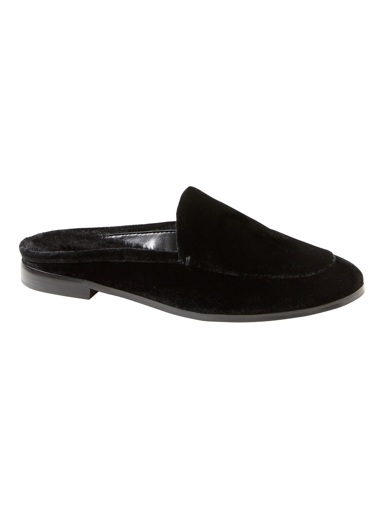 Demi Faux Fur Velvet Loafer Slide Banana Republic