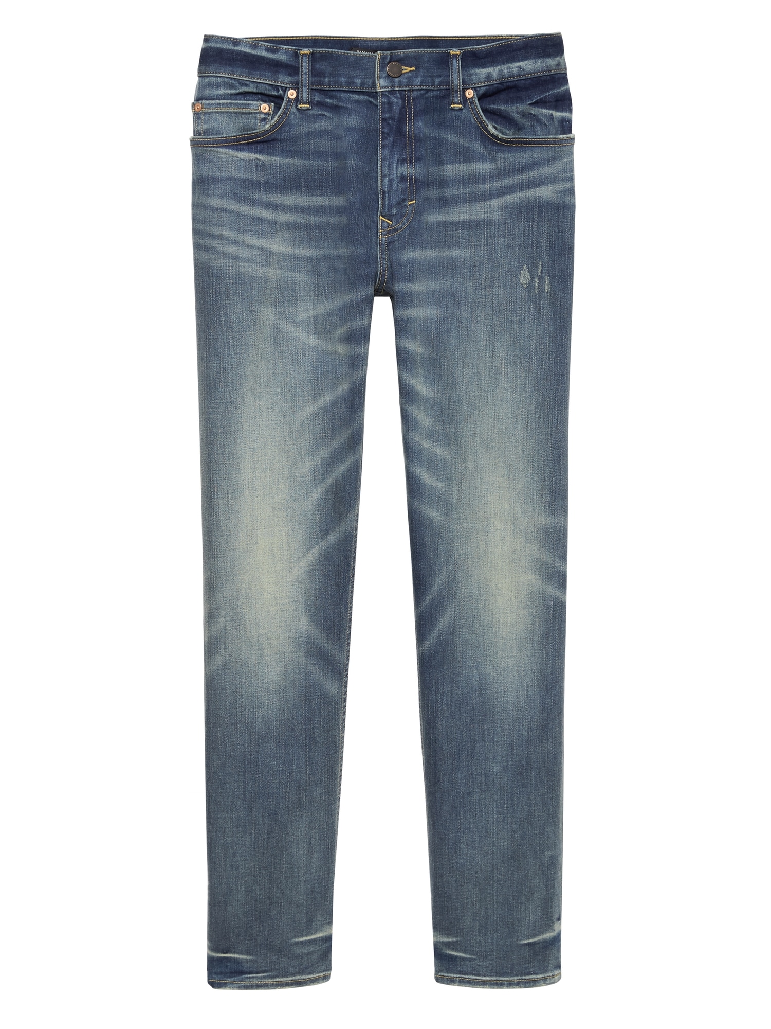 Slim Rapid Movement Denim Medium Wash Jean