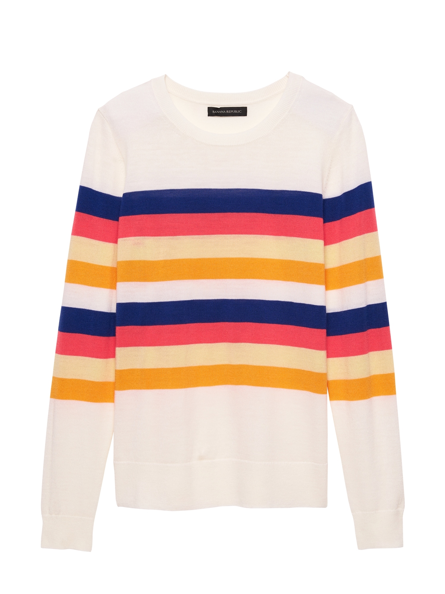 Petite Washable Merino Stripe Sweater