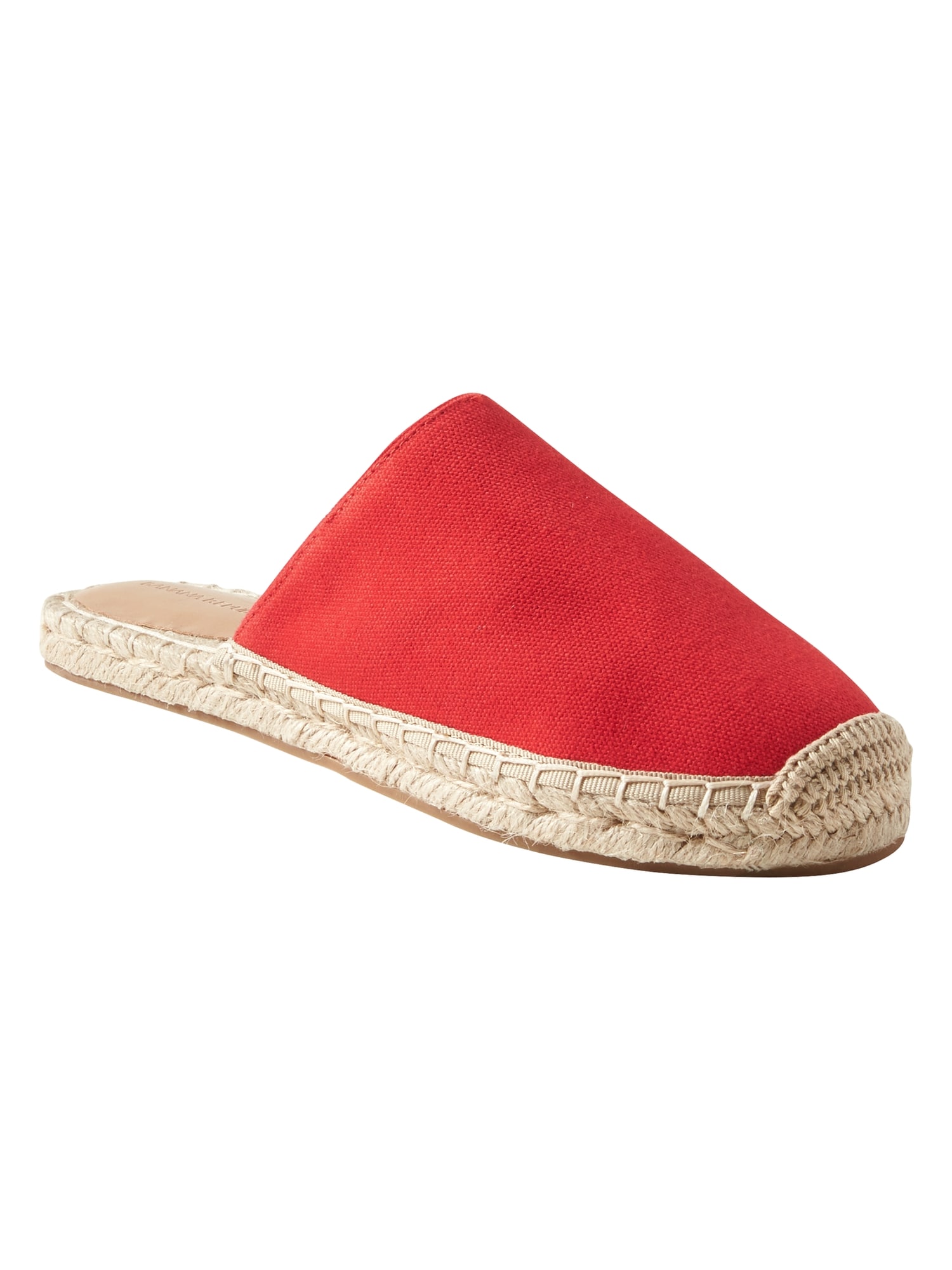 Canvas Espadrille Slide Banana Republic