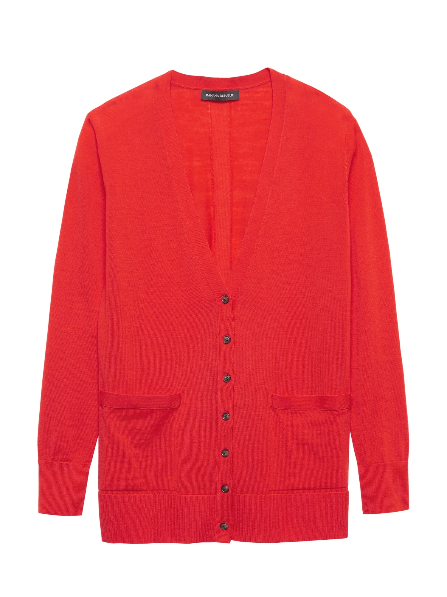 Red boyfriend cardigan on sale sweater