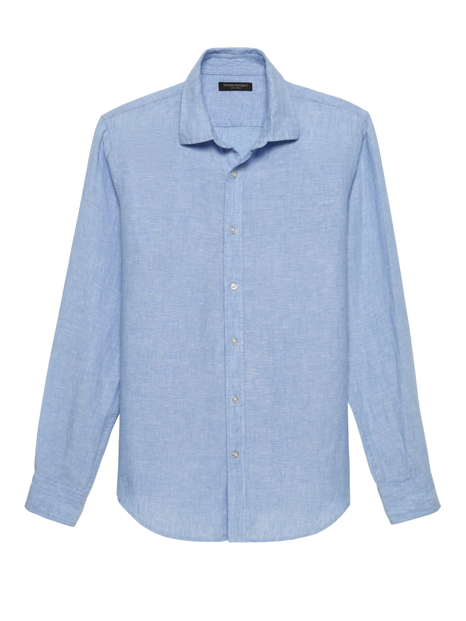 banana republic slim fit linen shirt