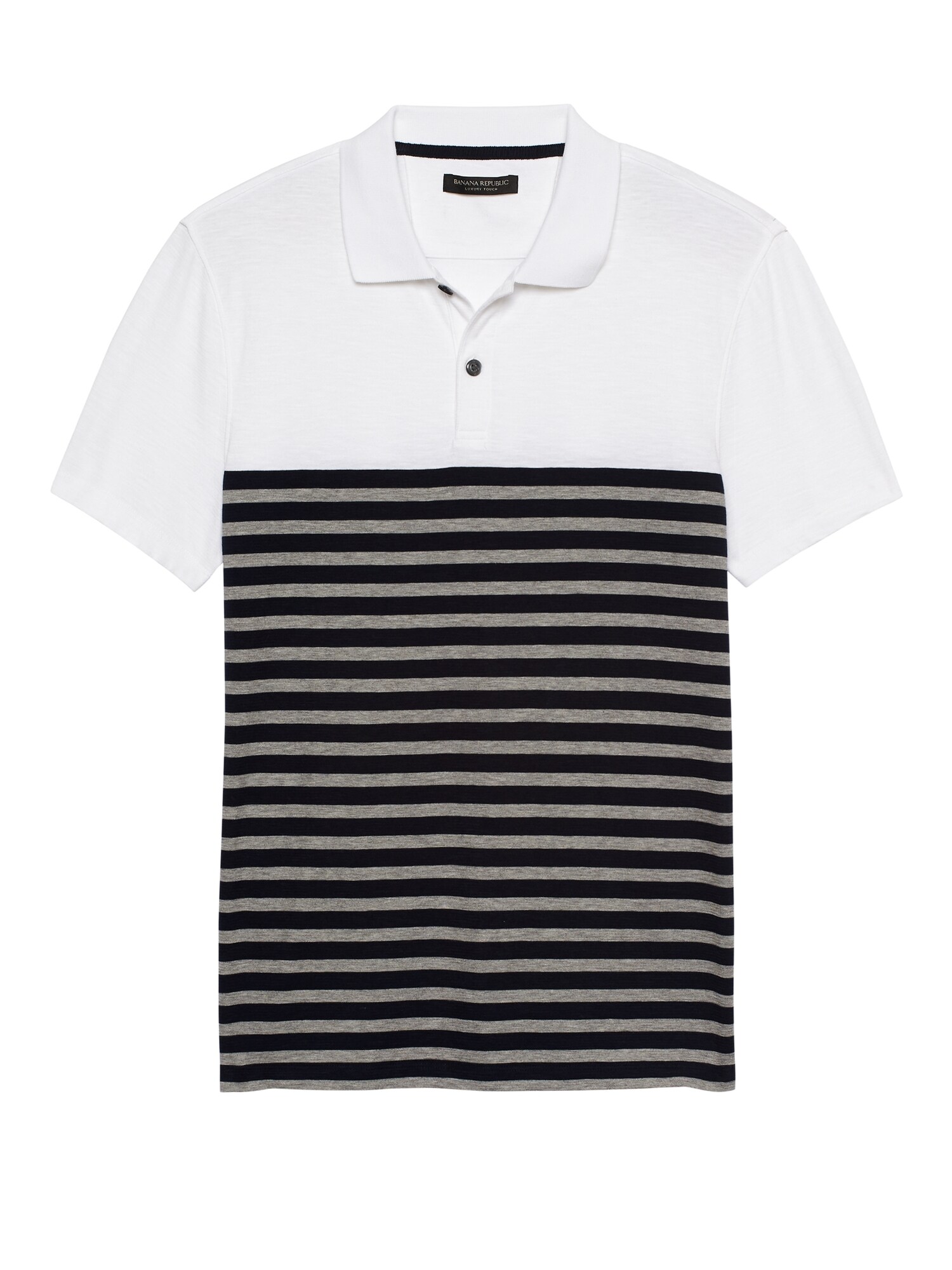 banana republic slim luxury touch polo