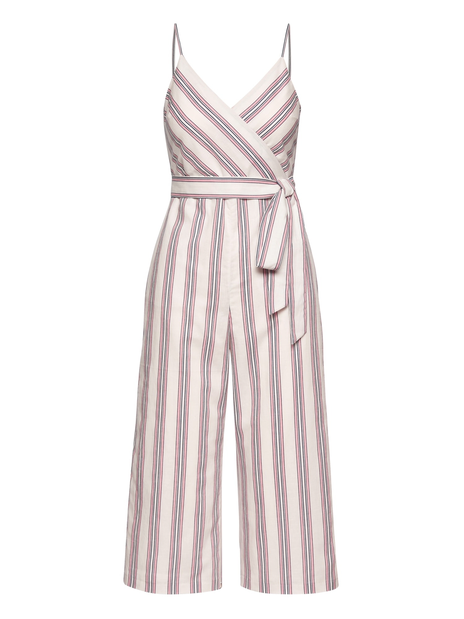 Banana republic store striped jumpsuit