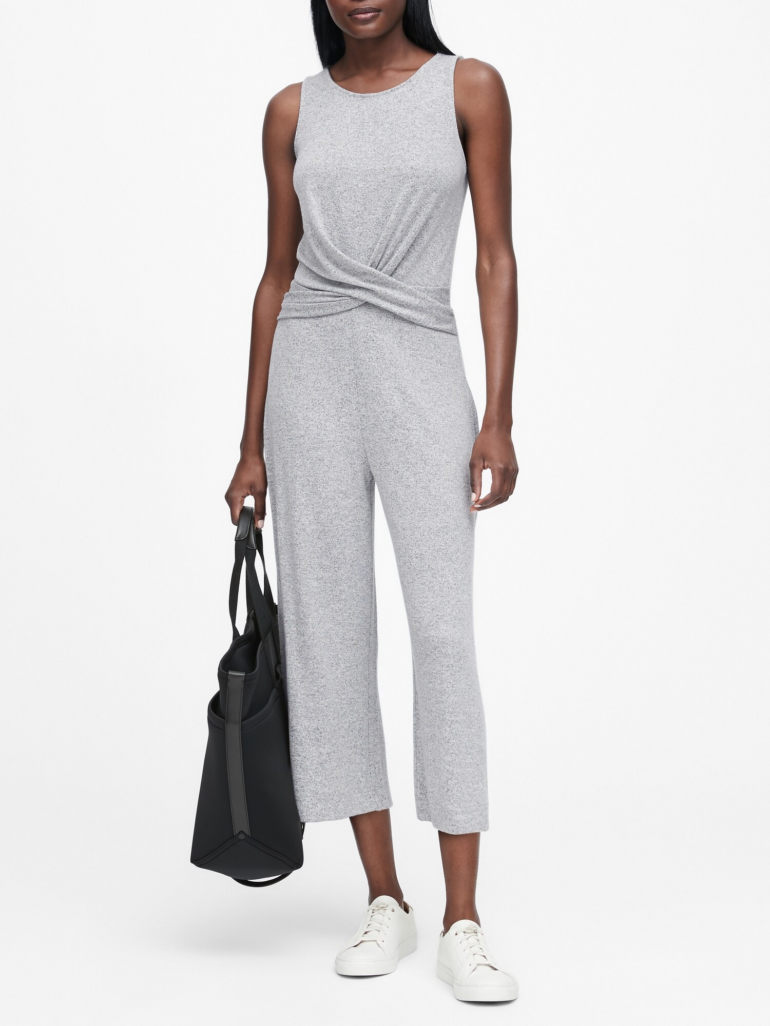 banana republic white jumpsuit