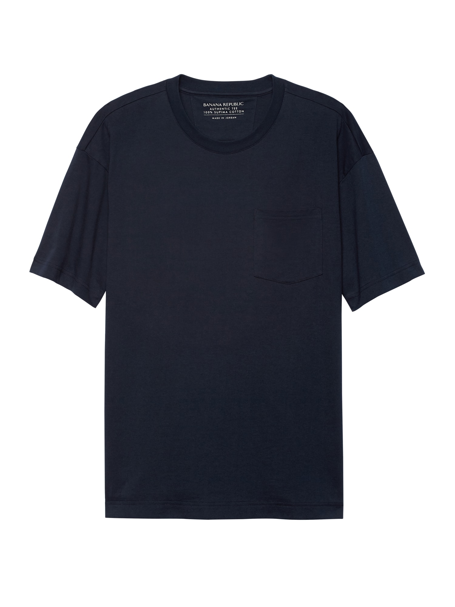 T-shirt ras du cou coupe carrée en coton SupimaMD, EXCLUSIVITÉ EN LIGNE JAPON