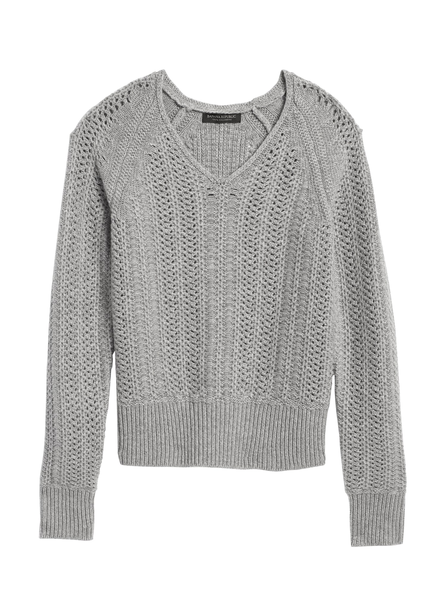 Cashmere Pointelle Sweater