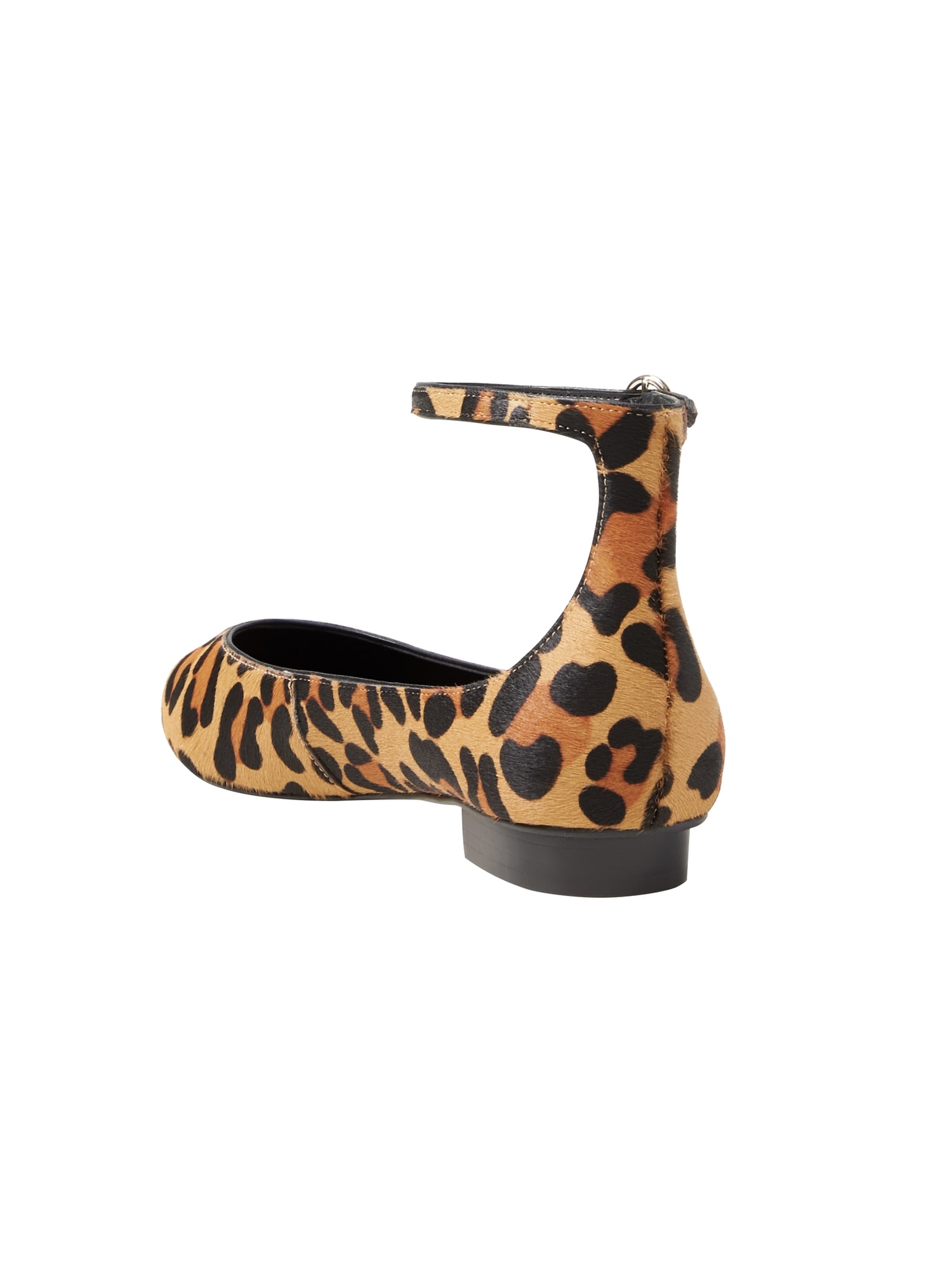 Ankle strap animal print shoes best sale