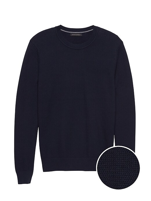 Supima cotton crew neck sweater shop