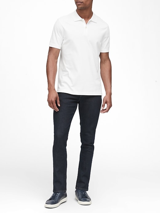 Luxury-Touch Polo | Banana Republic
