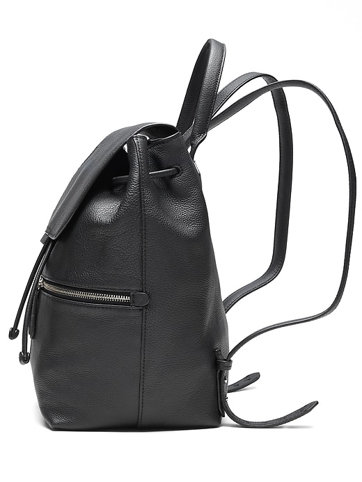 Banana republic leather backpack on sale